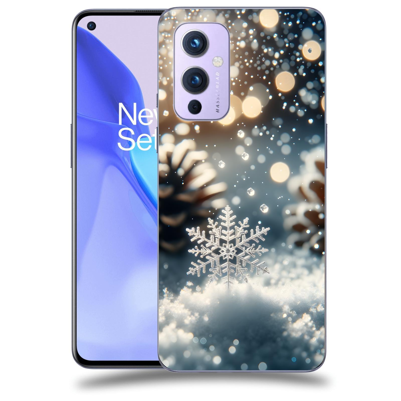 ACOVER Kryt na mobil OnePlus 9 - Vločka