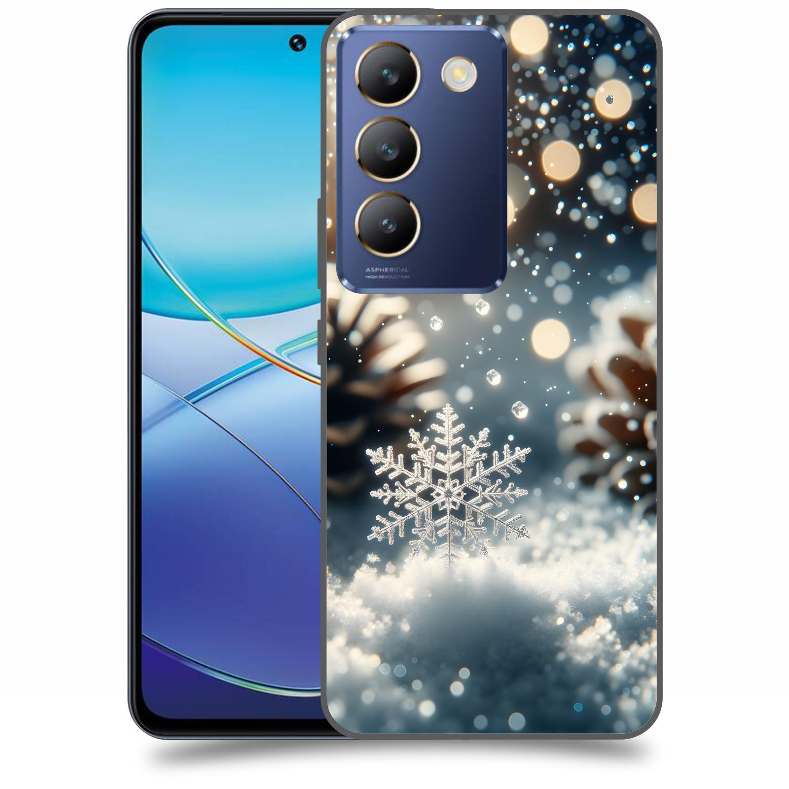 ACOVER Kryt na mobil Vivo V40SE - Vločka