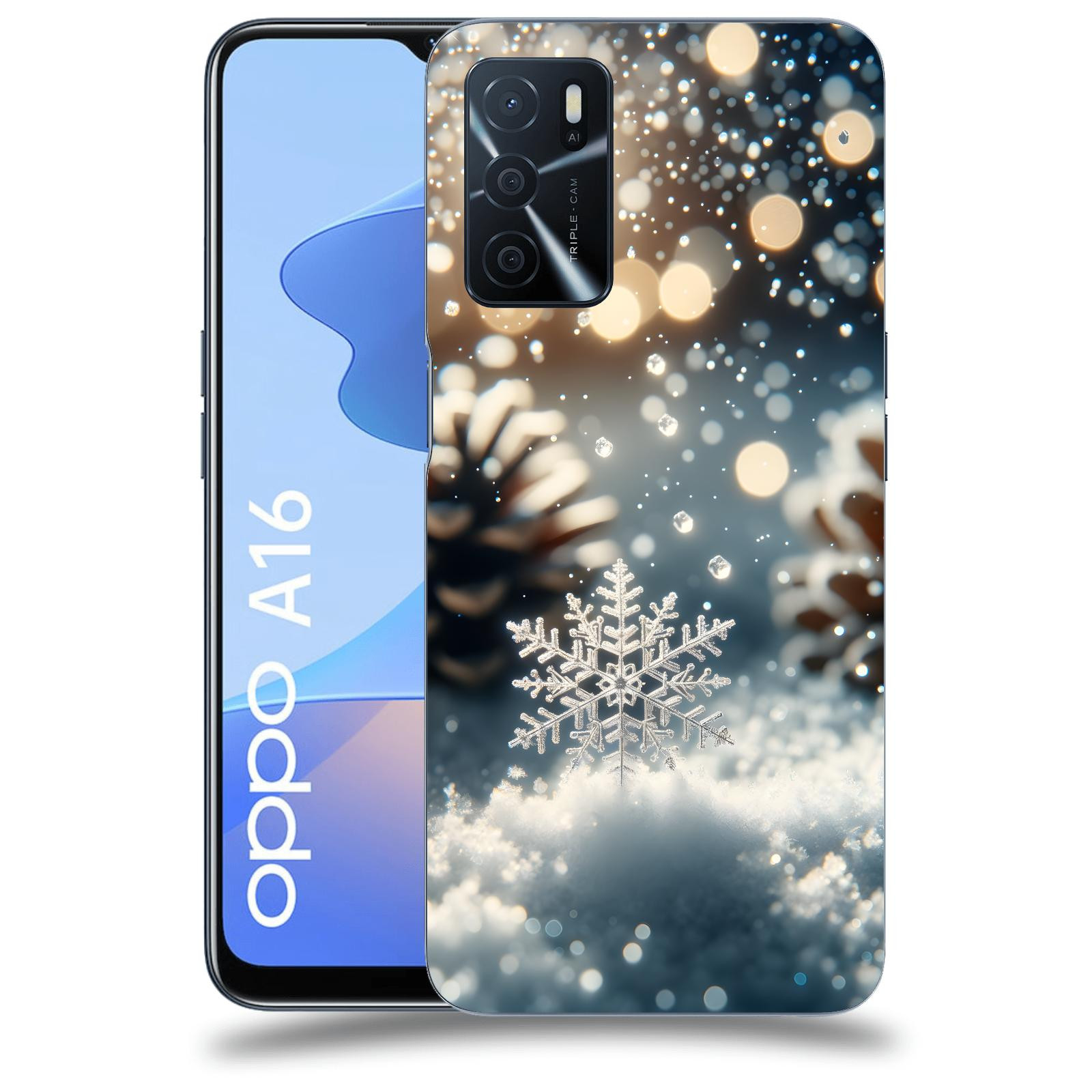 ACOVER Kryt na mobil OPPO A16 - Vločka