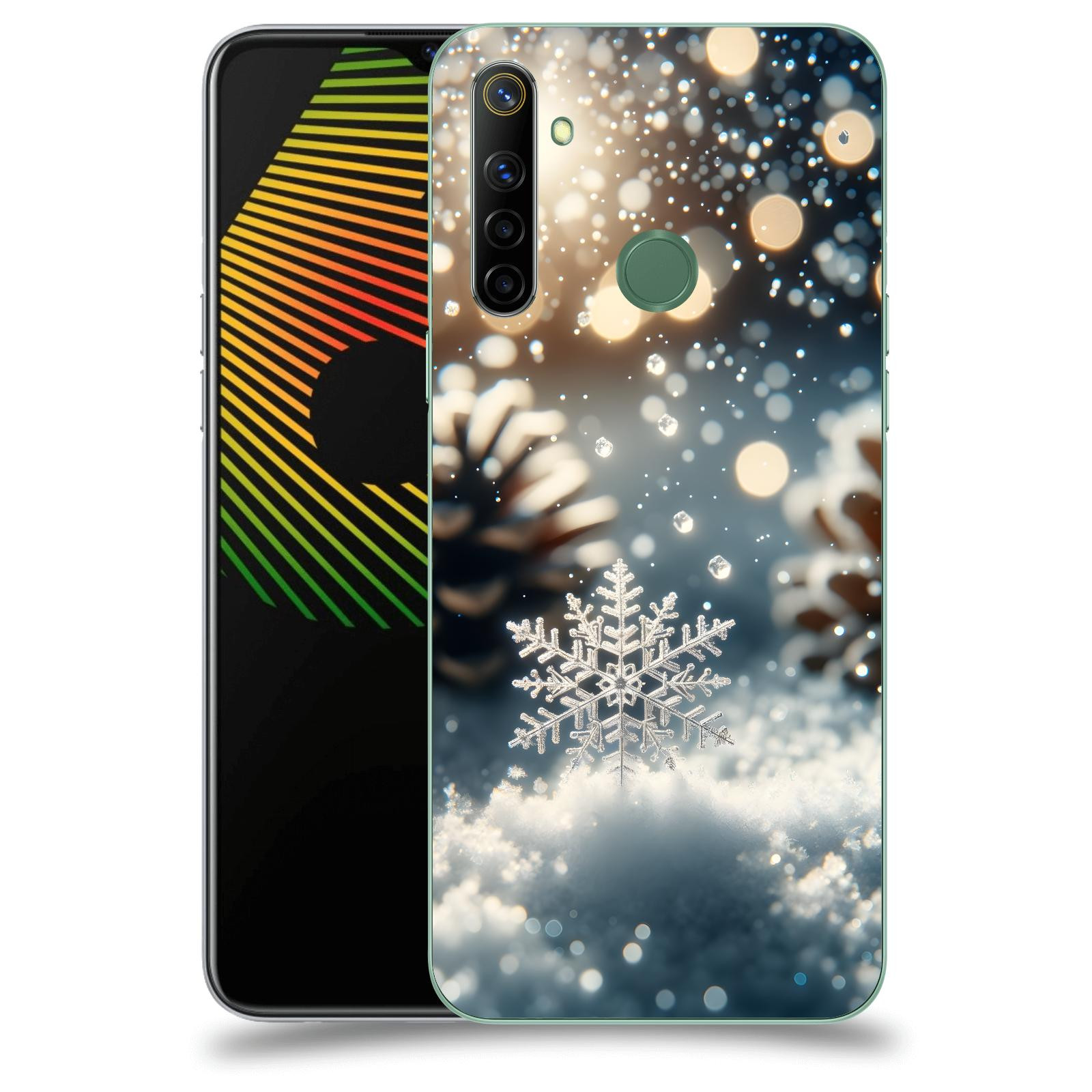 ACOVER Kryt na mobil Realme 6i - Vločka