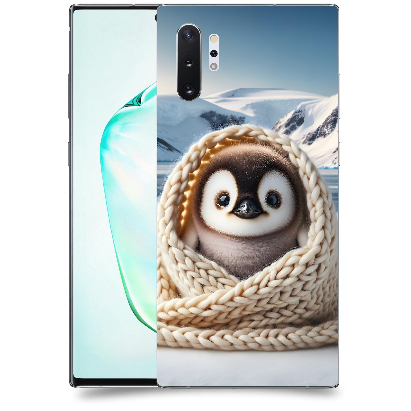 ACOVER Kryt na mobil Samsung Galaxy Note 10+ N975F - Tučňák