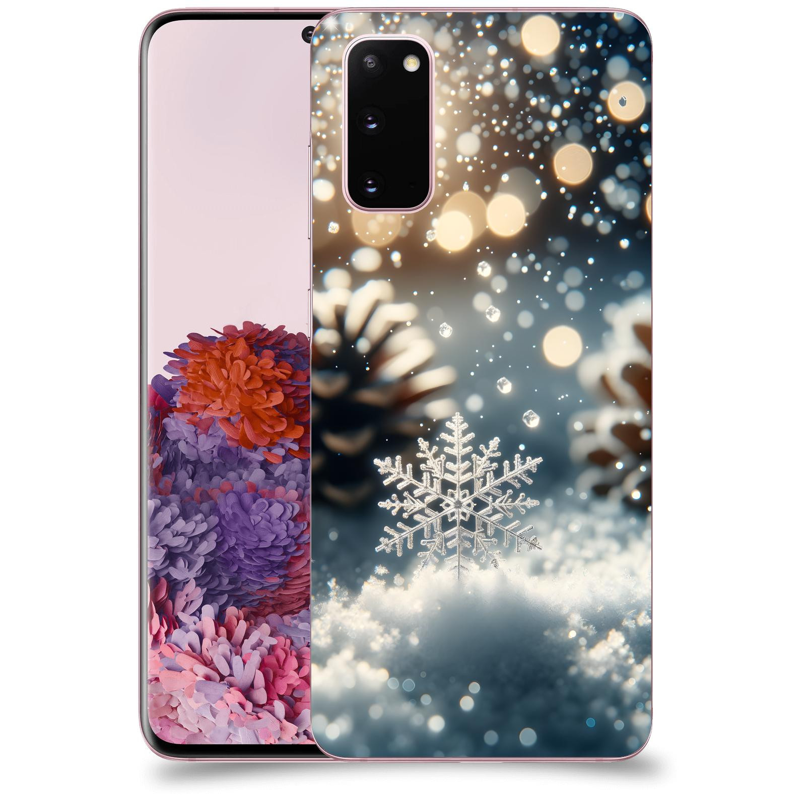 ACOVER Kryt na mobil Samsung Galaxy S20 G980F - Vločka