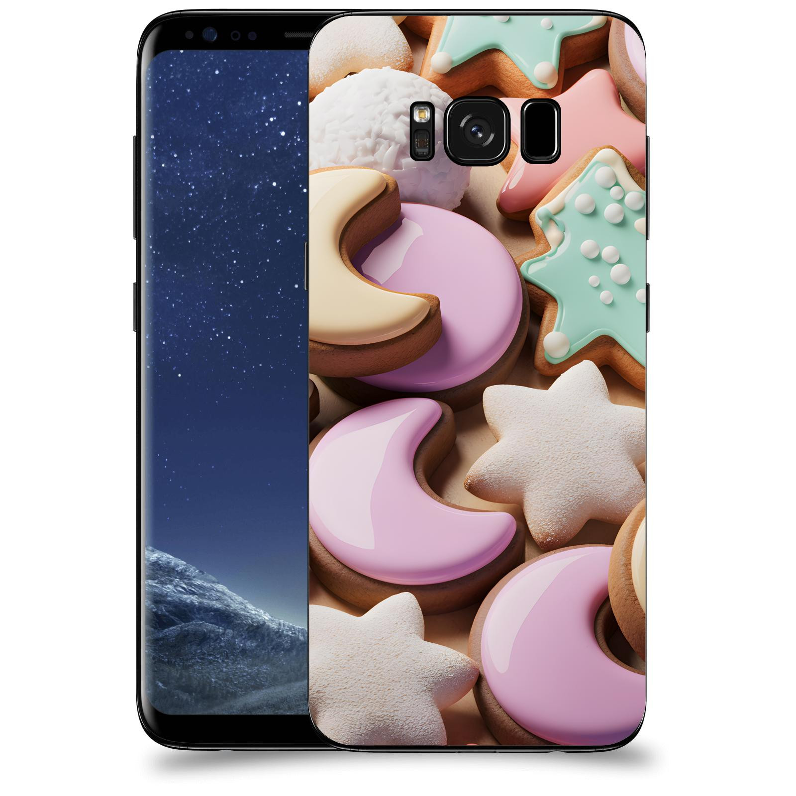 ACOVER Kryt na mobil Samsung Galaxy S8 G950F - Vánoční cukroví