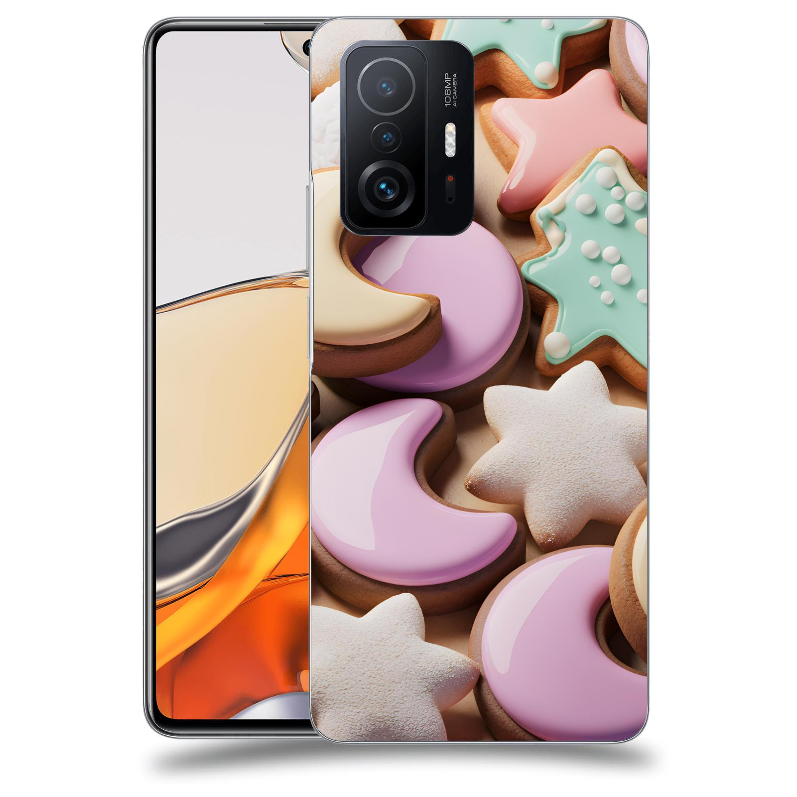 ACOVER Kryt na mobil Xiaomi 11T Pro - Vánoční cukroví
