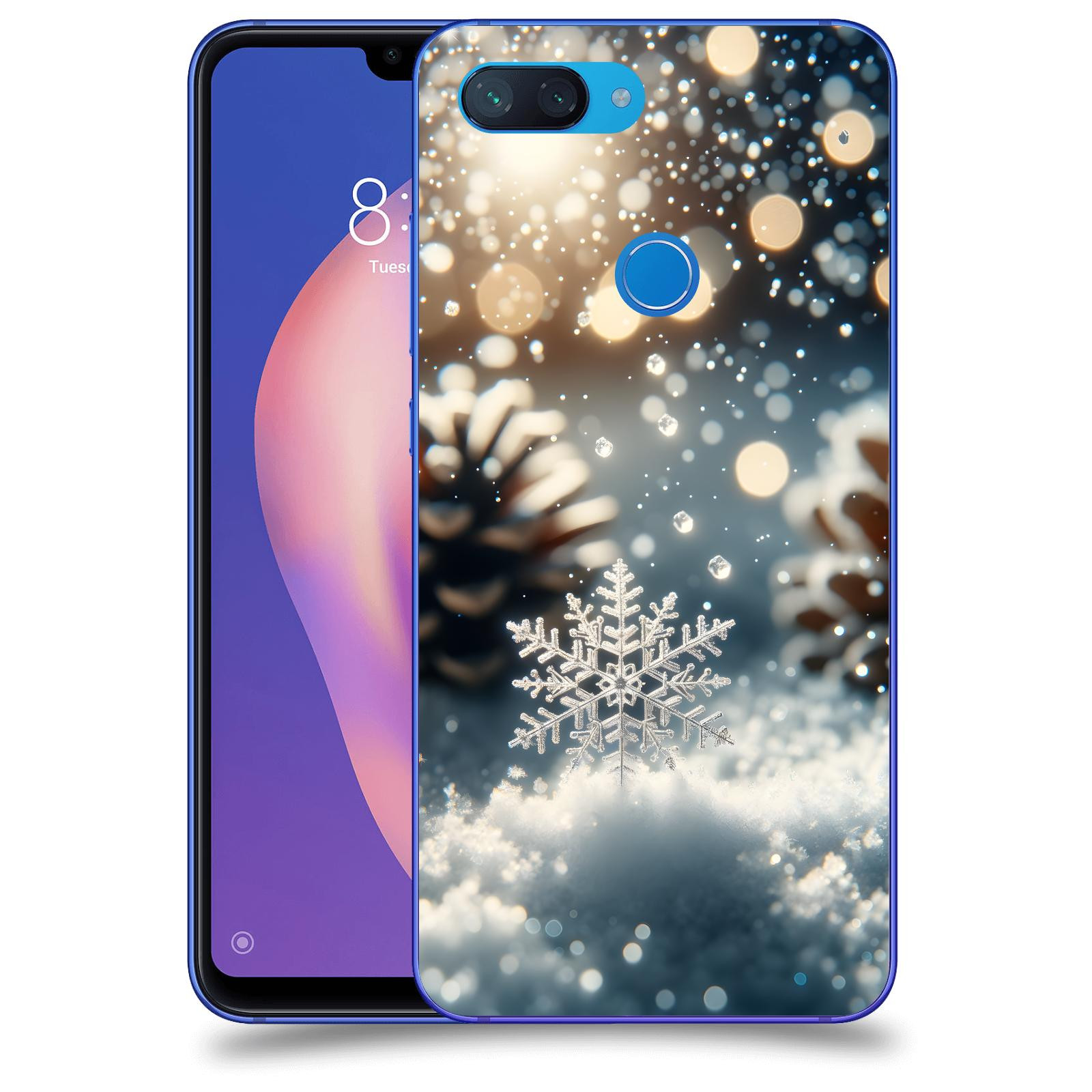ACOVER Kryt na mobil Xiaomi Mi 8 Lite - Vločka