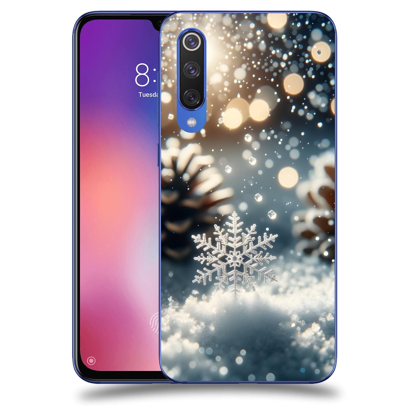 ACOVER Kryt na mobil Xiaomi Mi 9 SE - Vločka