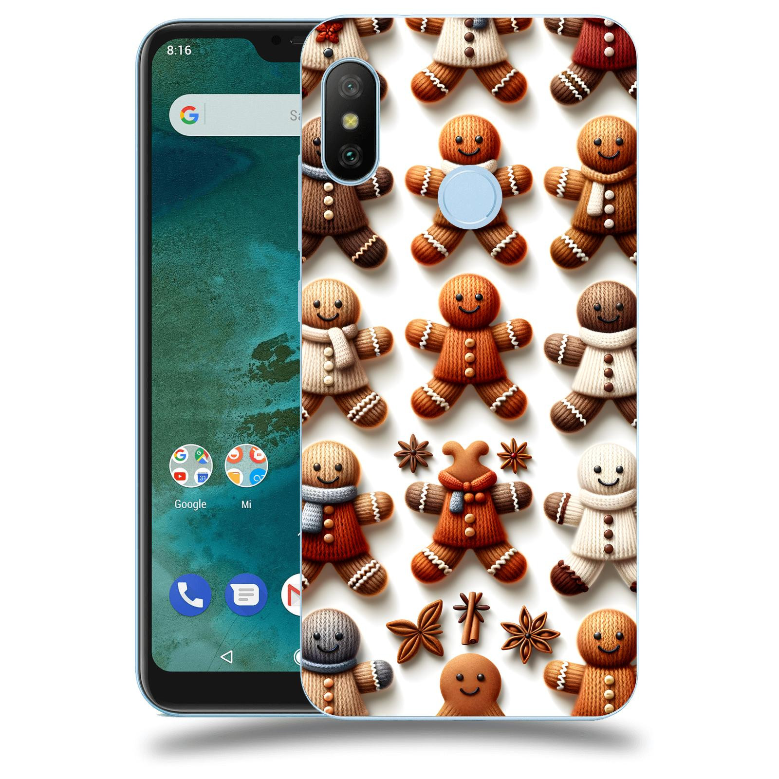 ACOVER Kryt na mobil Xiaomi Mi A2 Lite - Perníčky 2