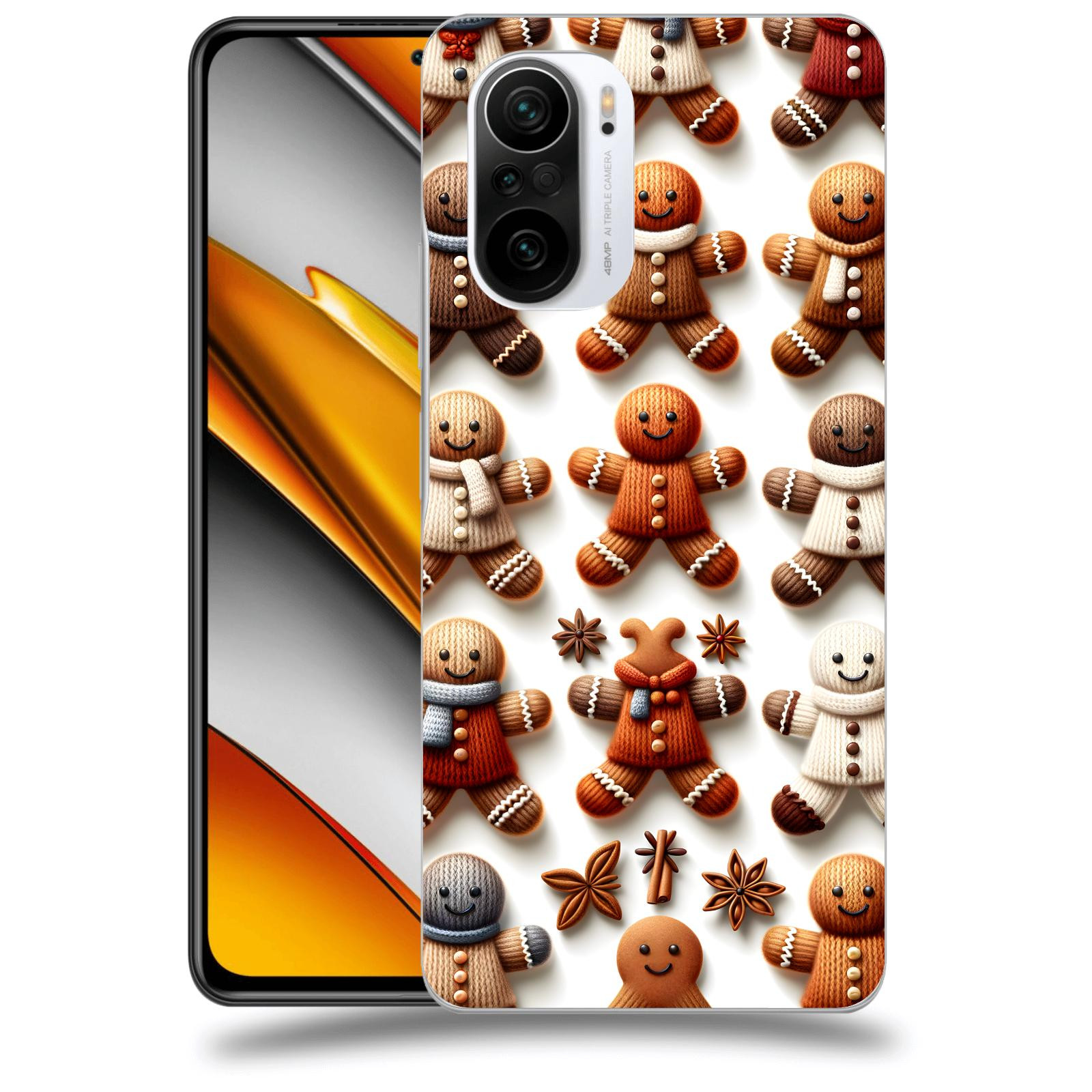 ACOVER Kryt na mobil Xiaomi Poco F3 - Perníčky 2