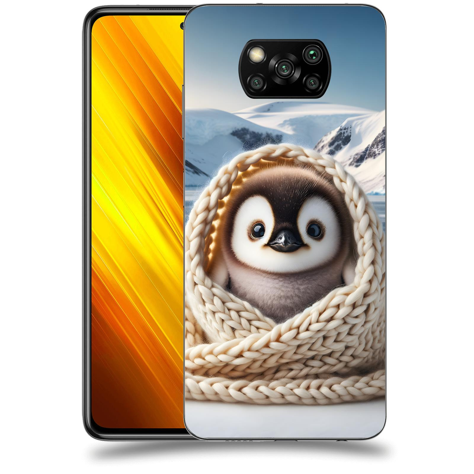 ACOVER Kryt na mobil Xiaomi Poco X3 - Tučňák