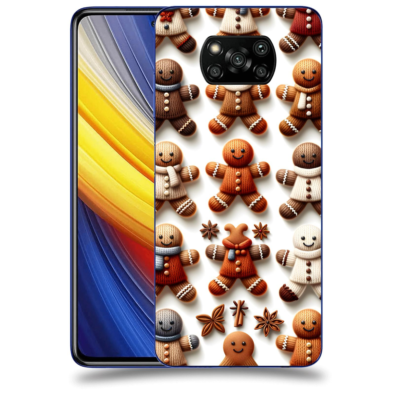 ACOVER Kryt na mobil Xiaomi Poco X3 Pro - Perníčky 2