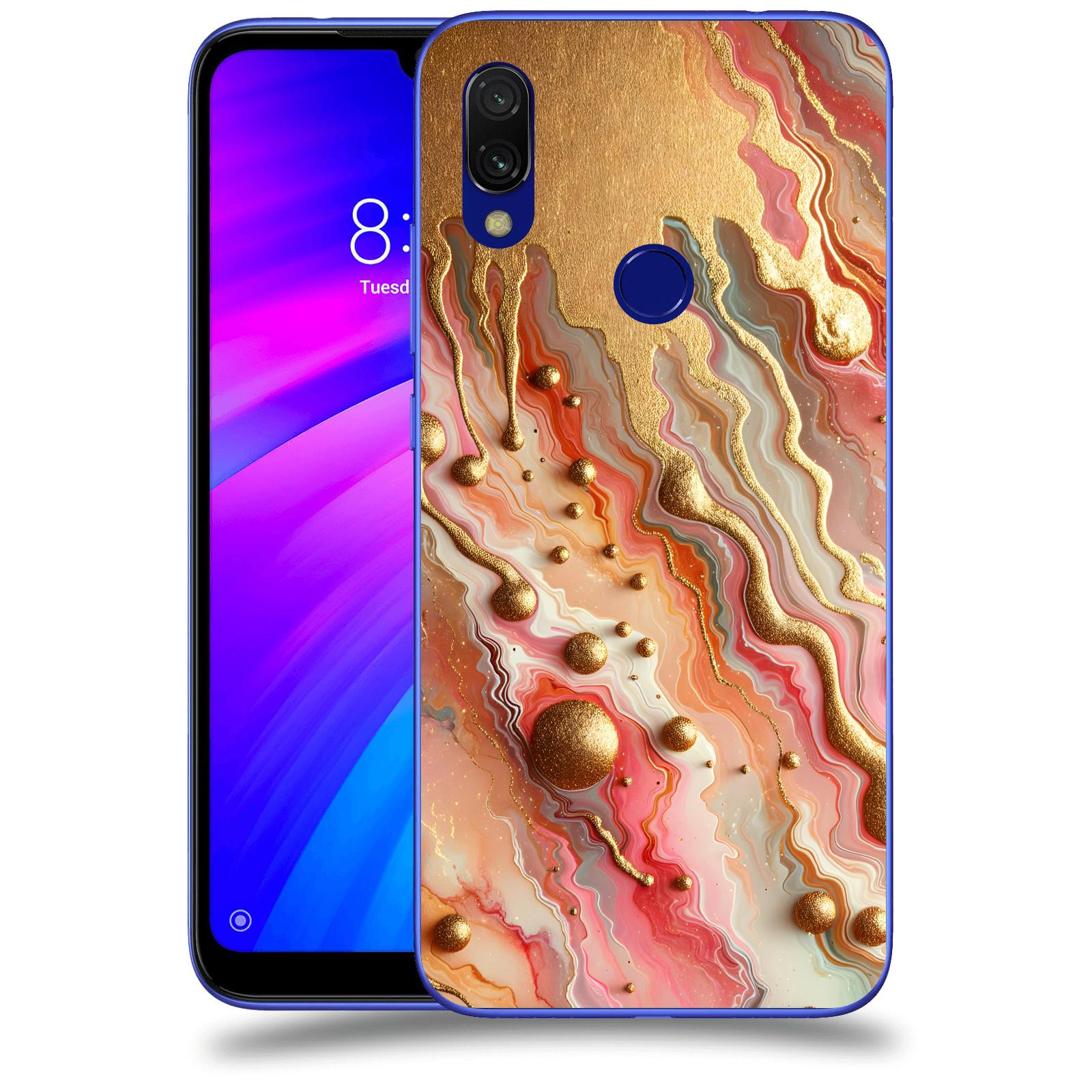 ACOVER Kryt na mobil Xiaomi Redmi 7 - Liquid Gold
