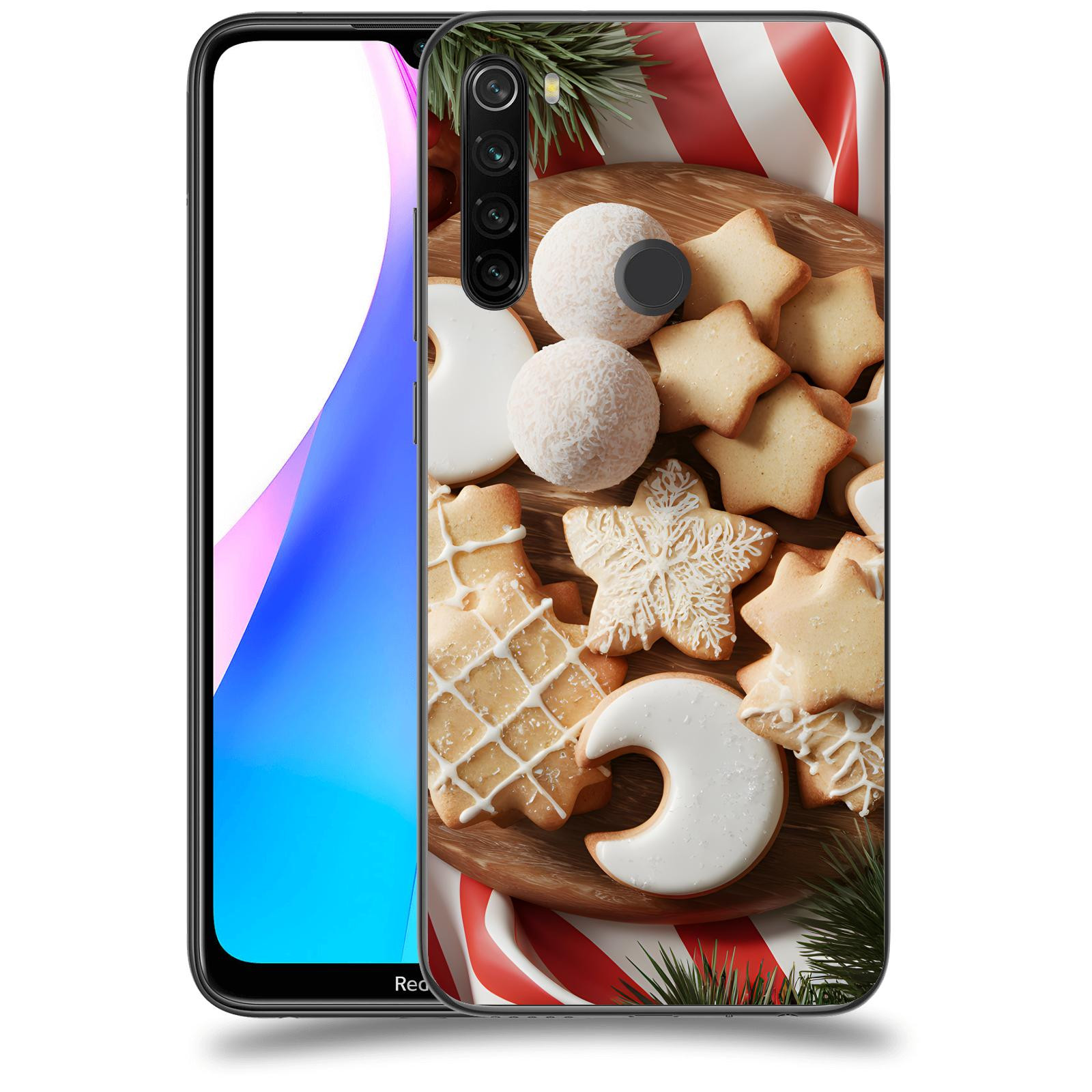 ACOVER Kryt na mobil Xiaomi Redmi Note 8T - Vánoční cukroví 2