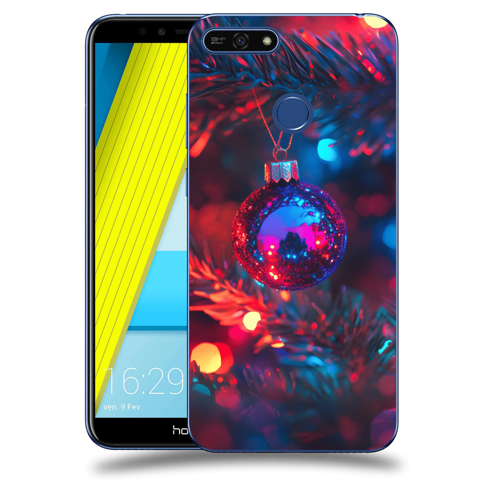 ACOVER Kryt na mobil Honor 7A - Vánoční ozdoba