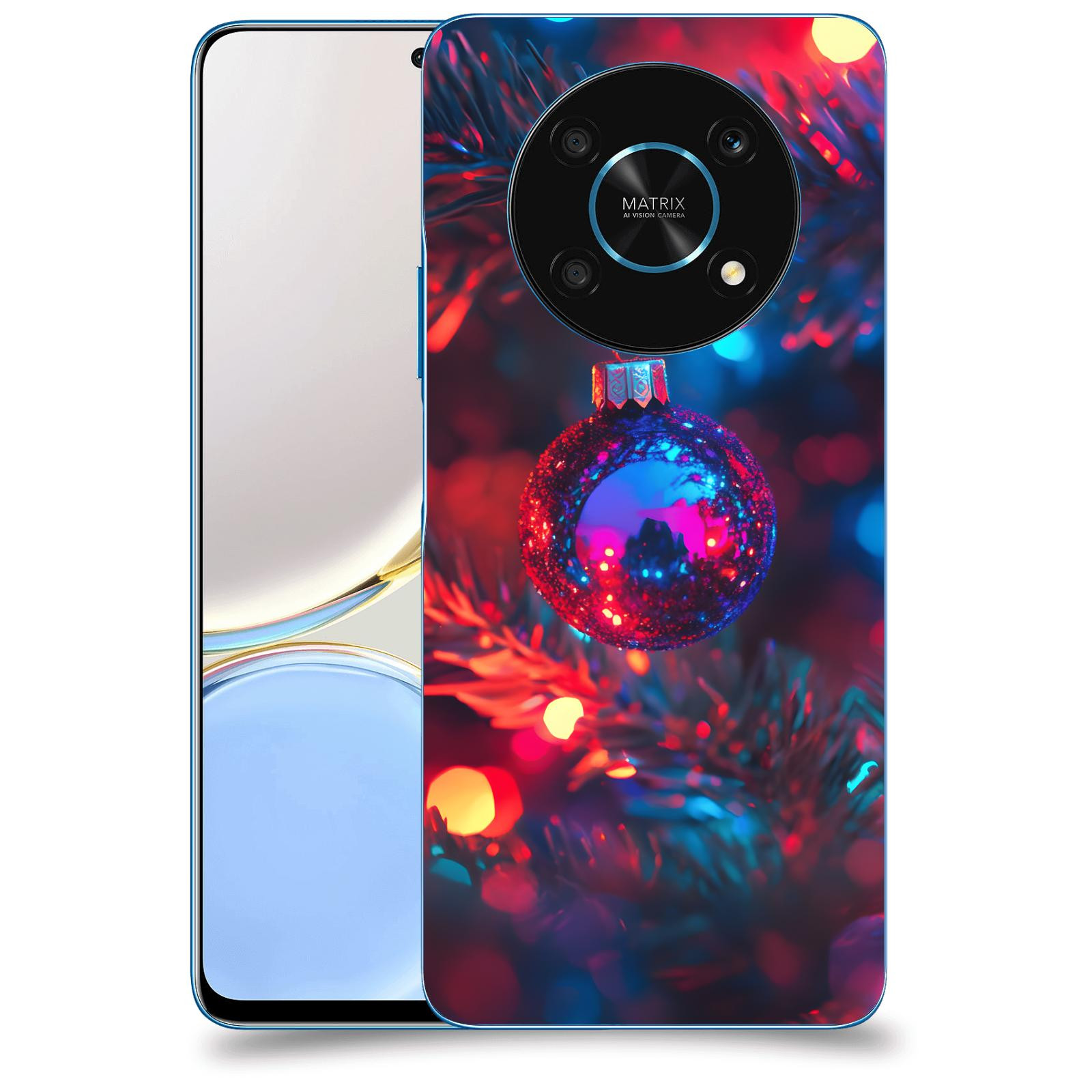 ACOVER Kryt na mobil Honor Magic 4 Lite 5G - Vánoční ozdoba