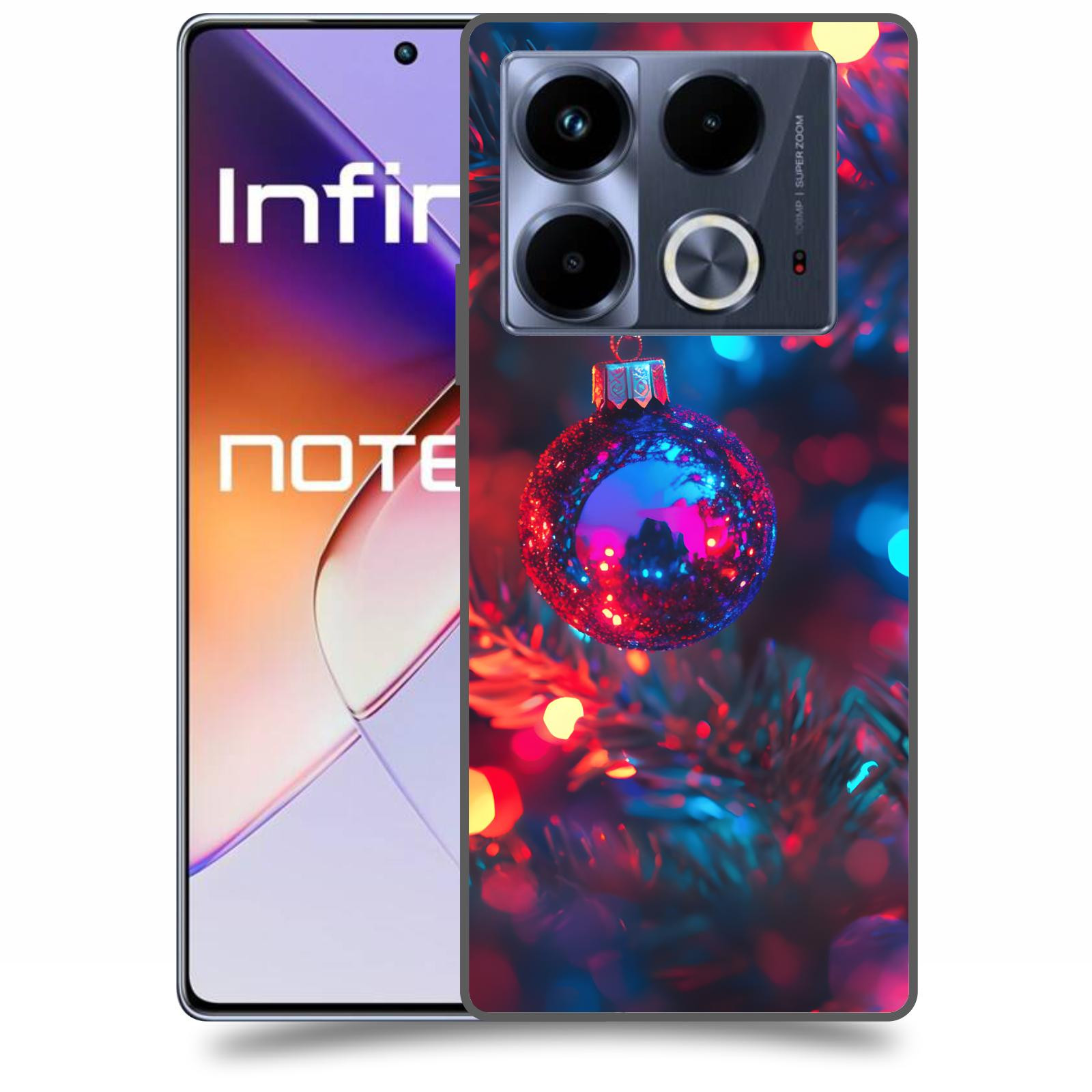 ACOVER Kryt na mobil Infinix Note 40 - Vánoční ozdoba
