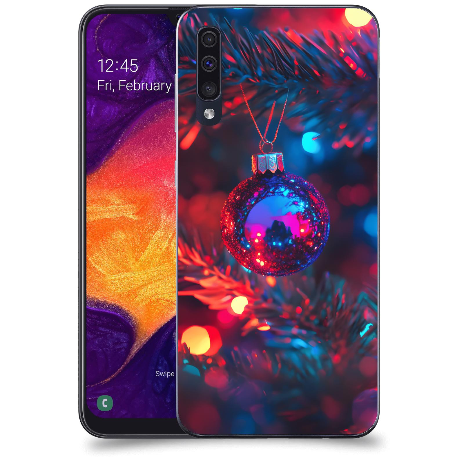 ACOVER Kryt na mobil Samsung Galaxy A50 A505F - Vánoční ozdoba