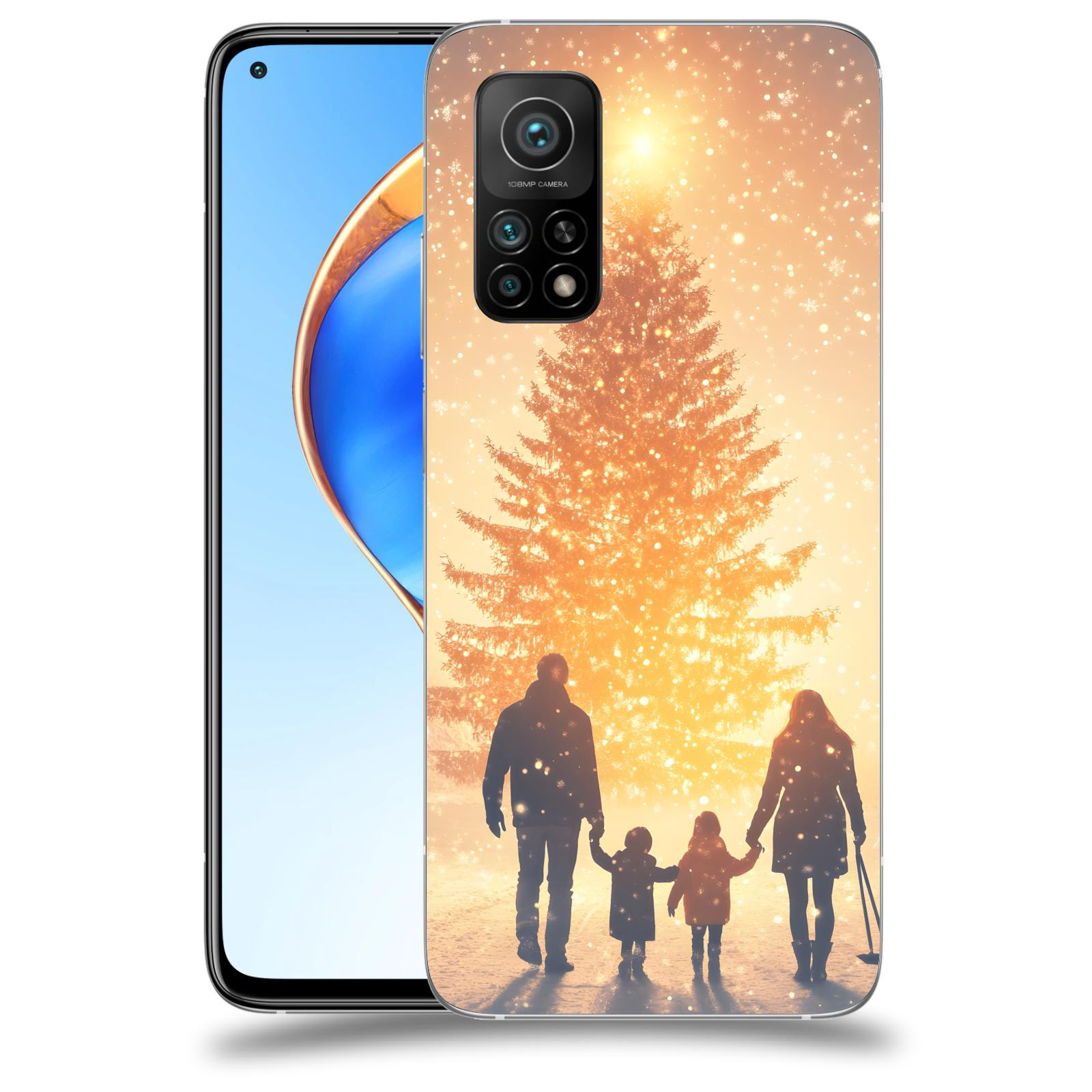ACOVER Kryt na mobil Xiaomi Mi 10T Pro - Family at the Christmas tree