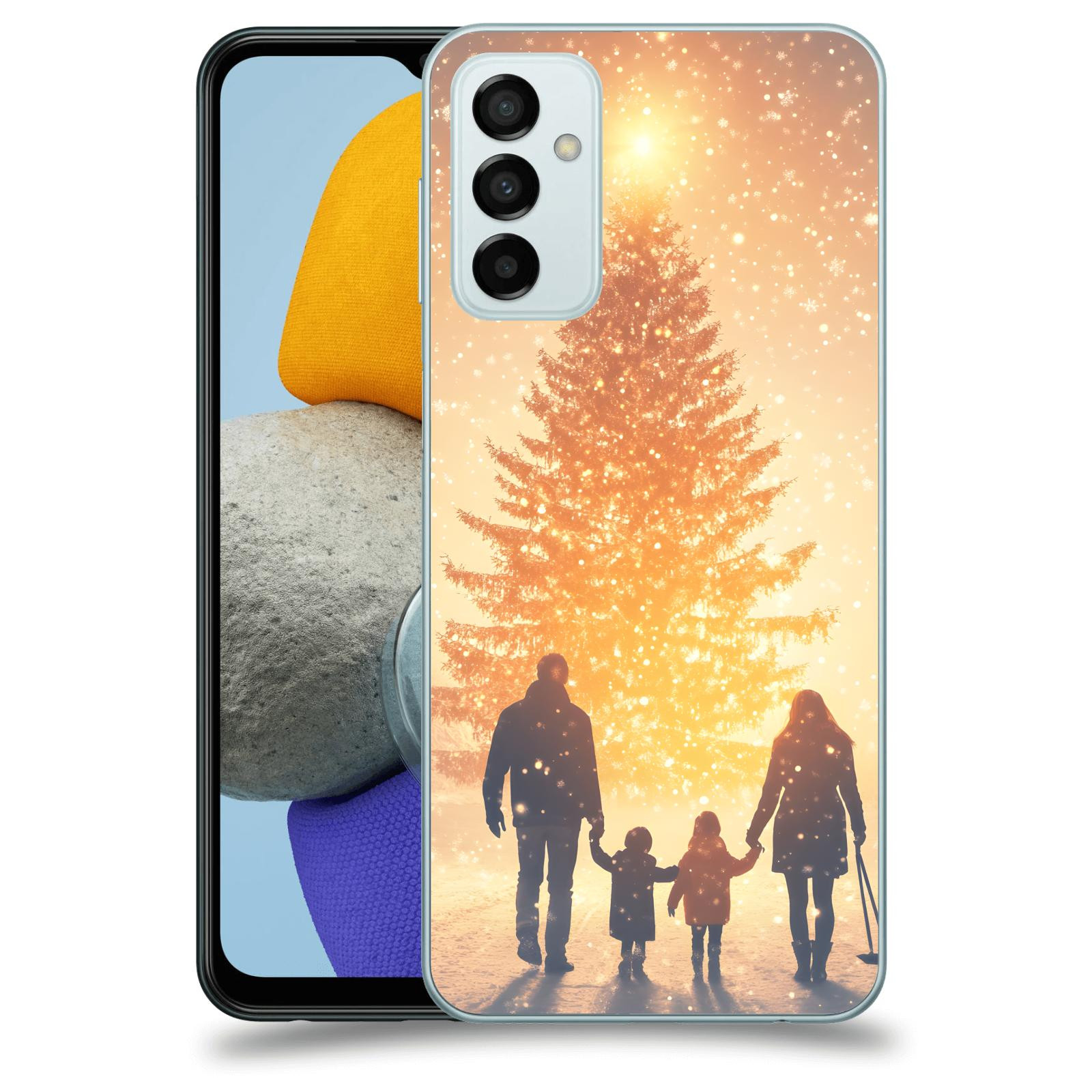 ACOVER Kryt na mobil Samsung Galaxy M23 5G - Family at the Christmas tree
