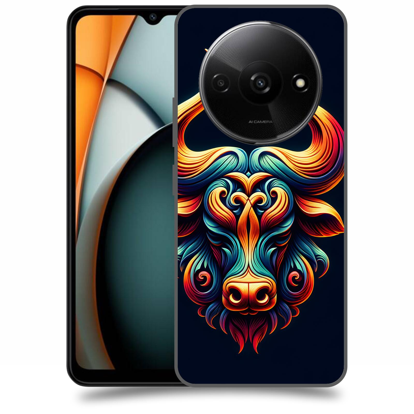 ACOVER Kryt na mobil Xiaomi Redmi A3 - Býk