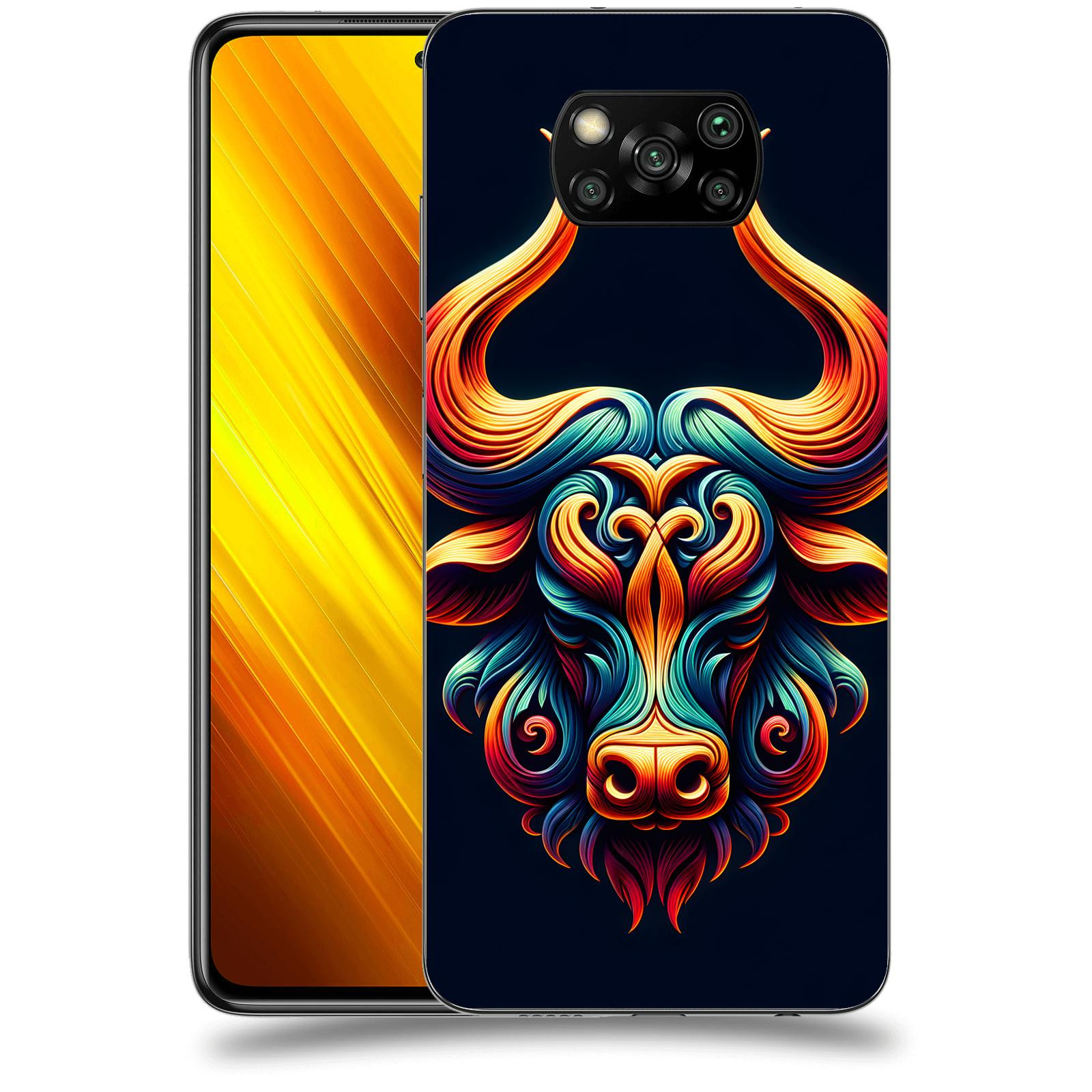 ACOVER Kryt na mobil Xiaomi Poco X3 - Býk