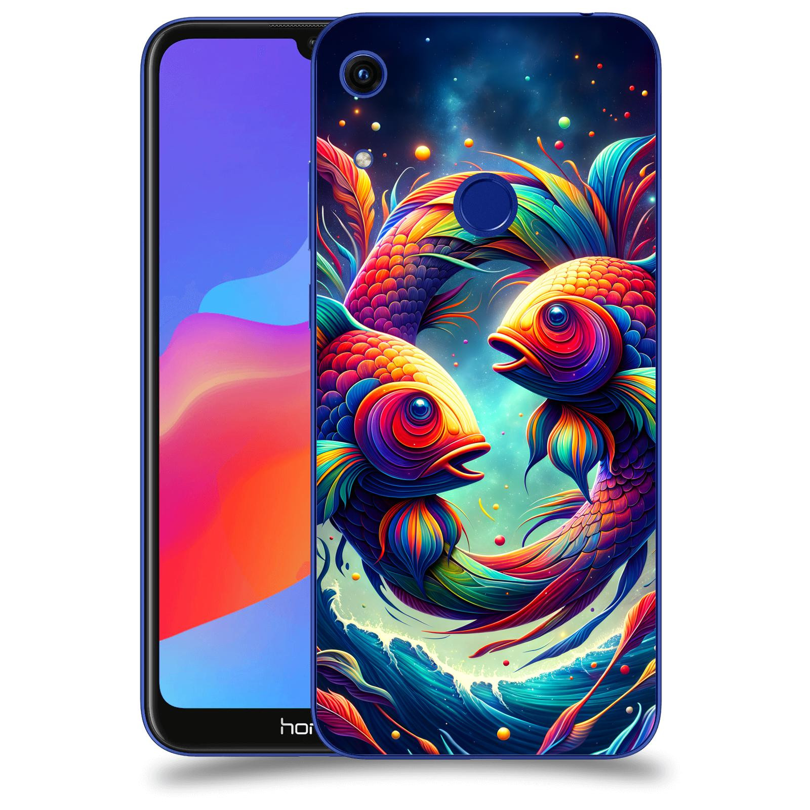 ACOVER Kryt na mobil Honor 8A - Ryby