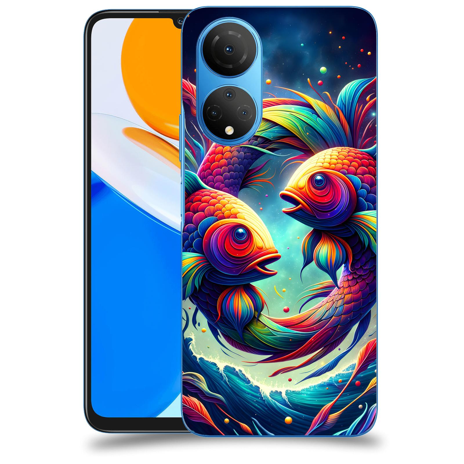 ACOVER Kryt na mobil Honor X7 - Ryby