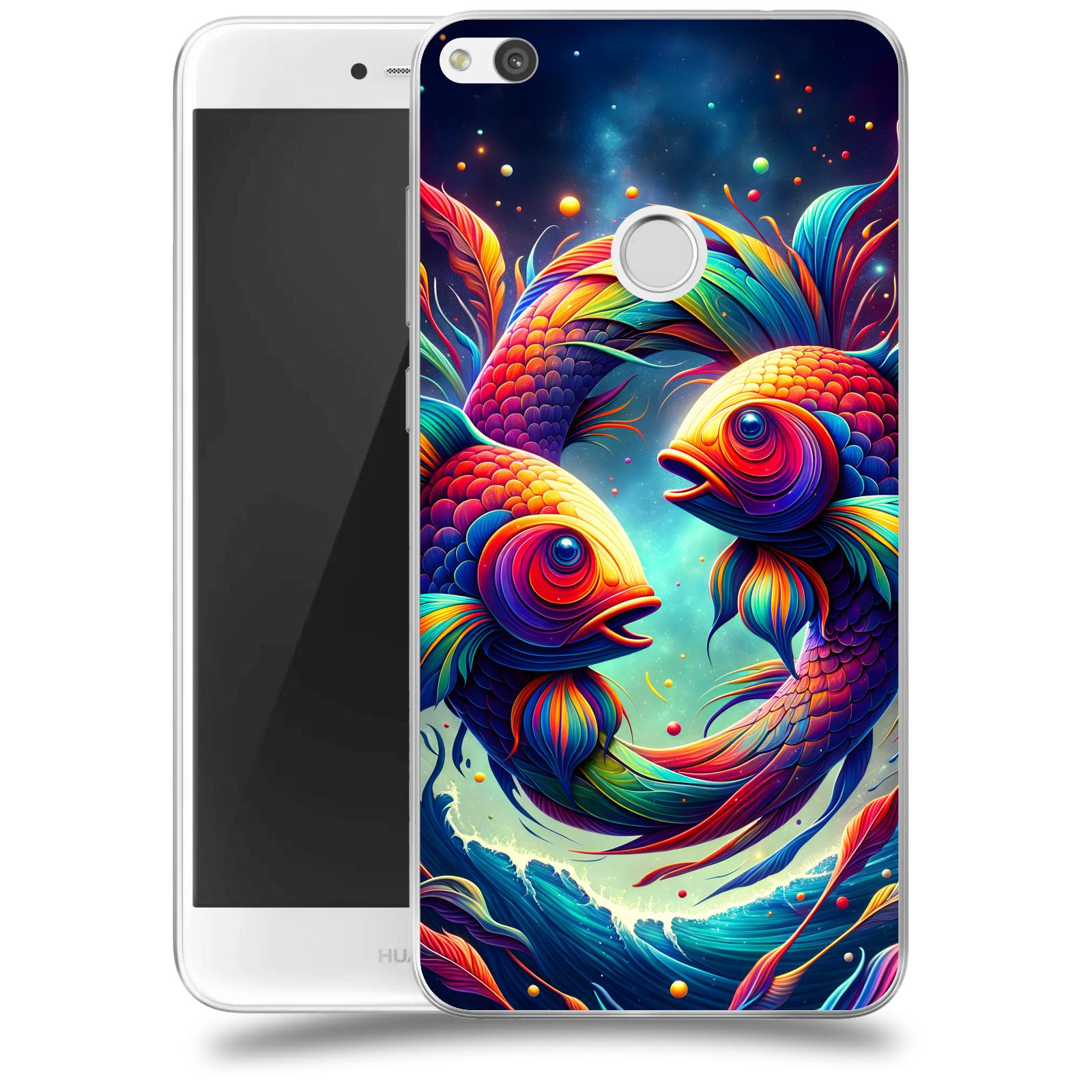 ACOVER Kryt na mobil Huawei P9 Lite 2017 - Ryby