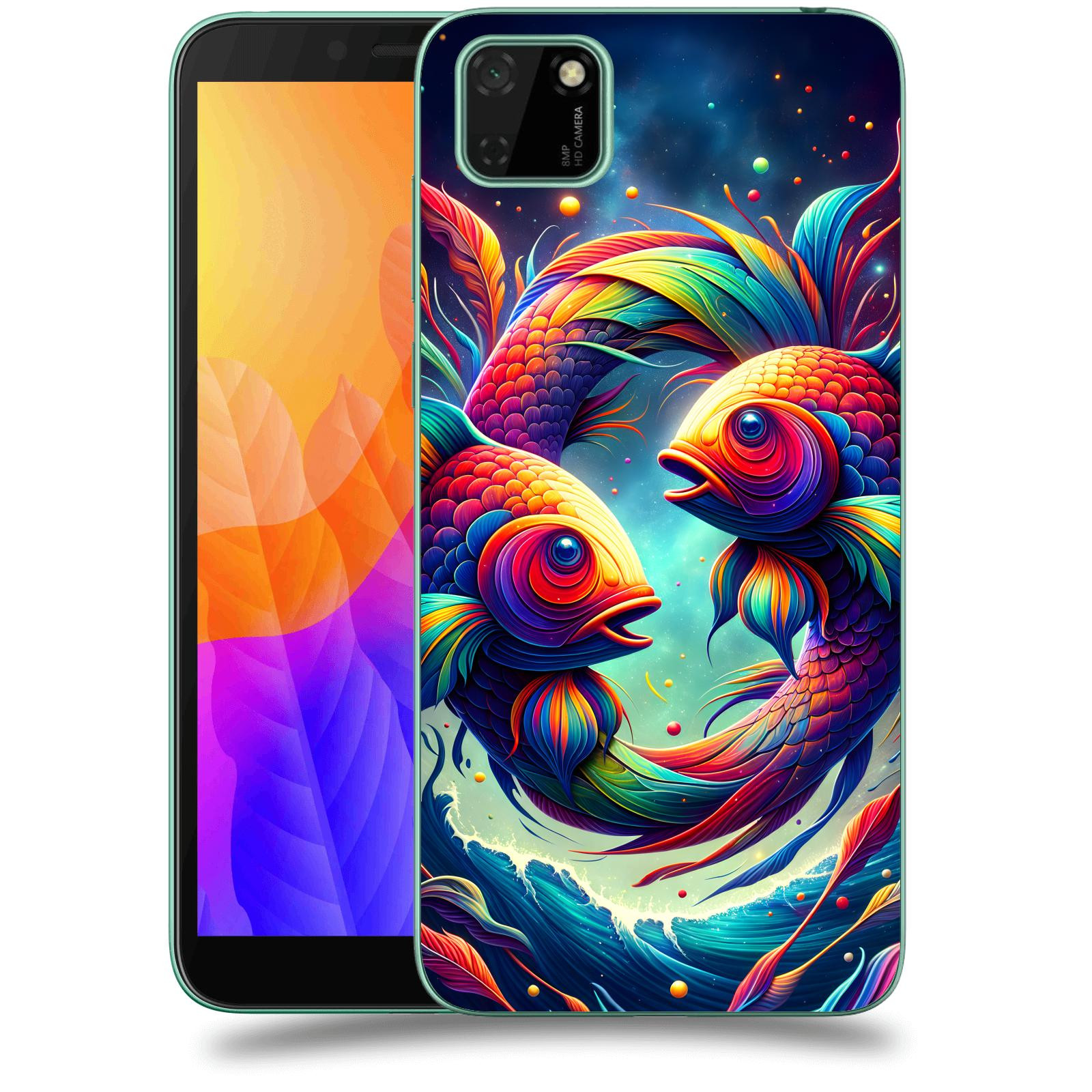 ACOVER Kryt na mobil Huawei Y5P - Ryby