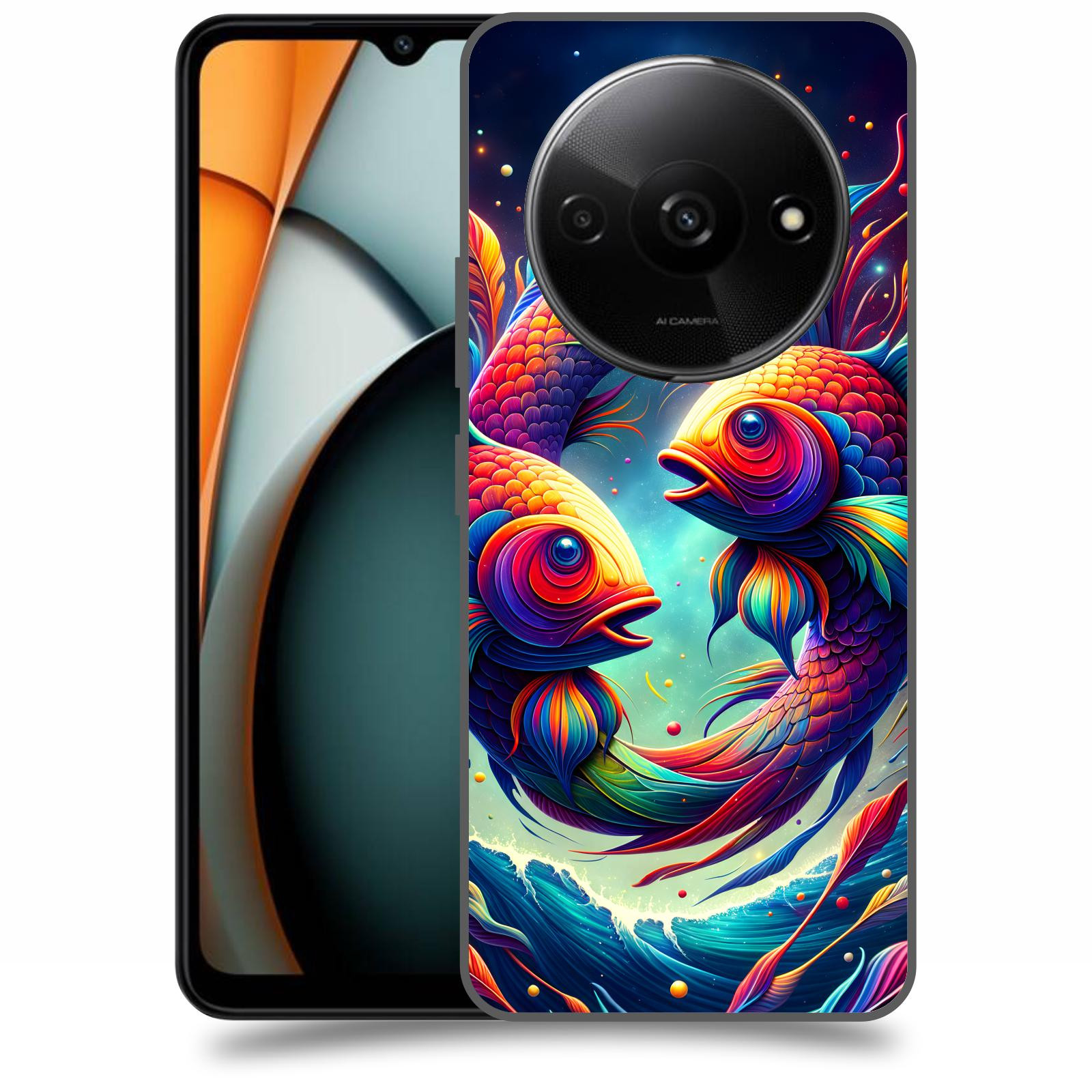 ACOVER Kryt na mobil Xiaomi Redmi A3 - Ryby