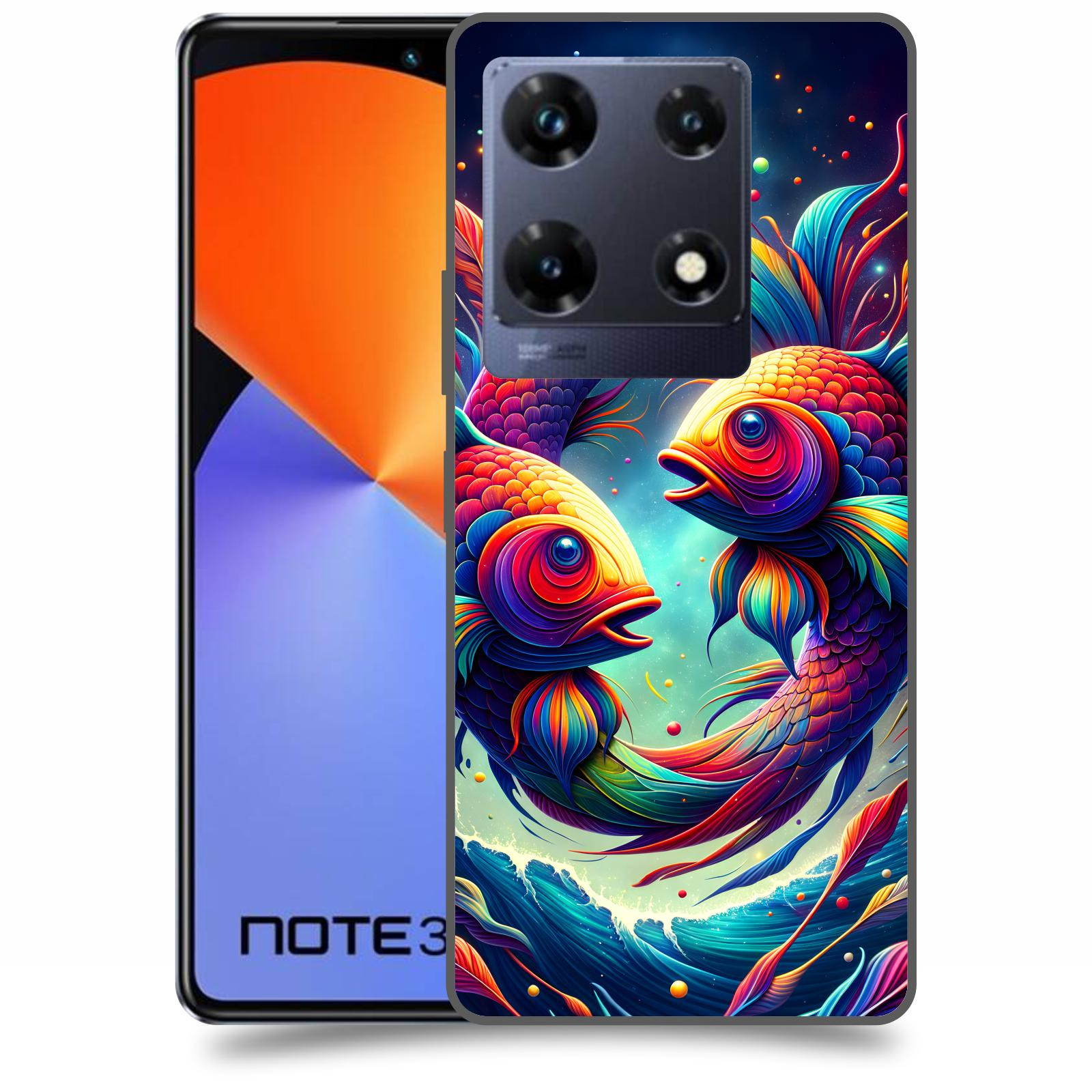 ACOVER Kryt na mobil Infinix Note 30 PRO - Ryby