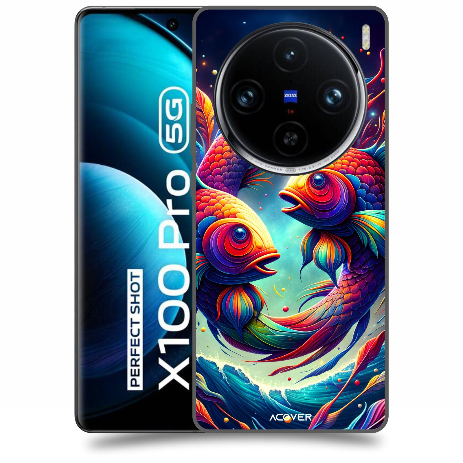 ACOVER Kryt na mobil Vivo X100 Pro - Ryby