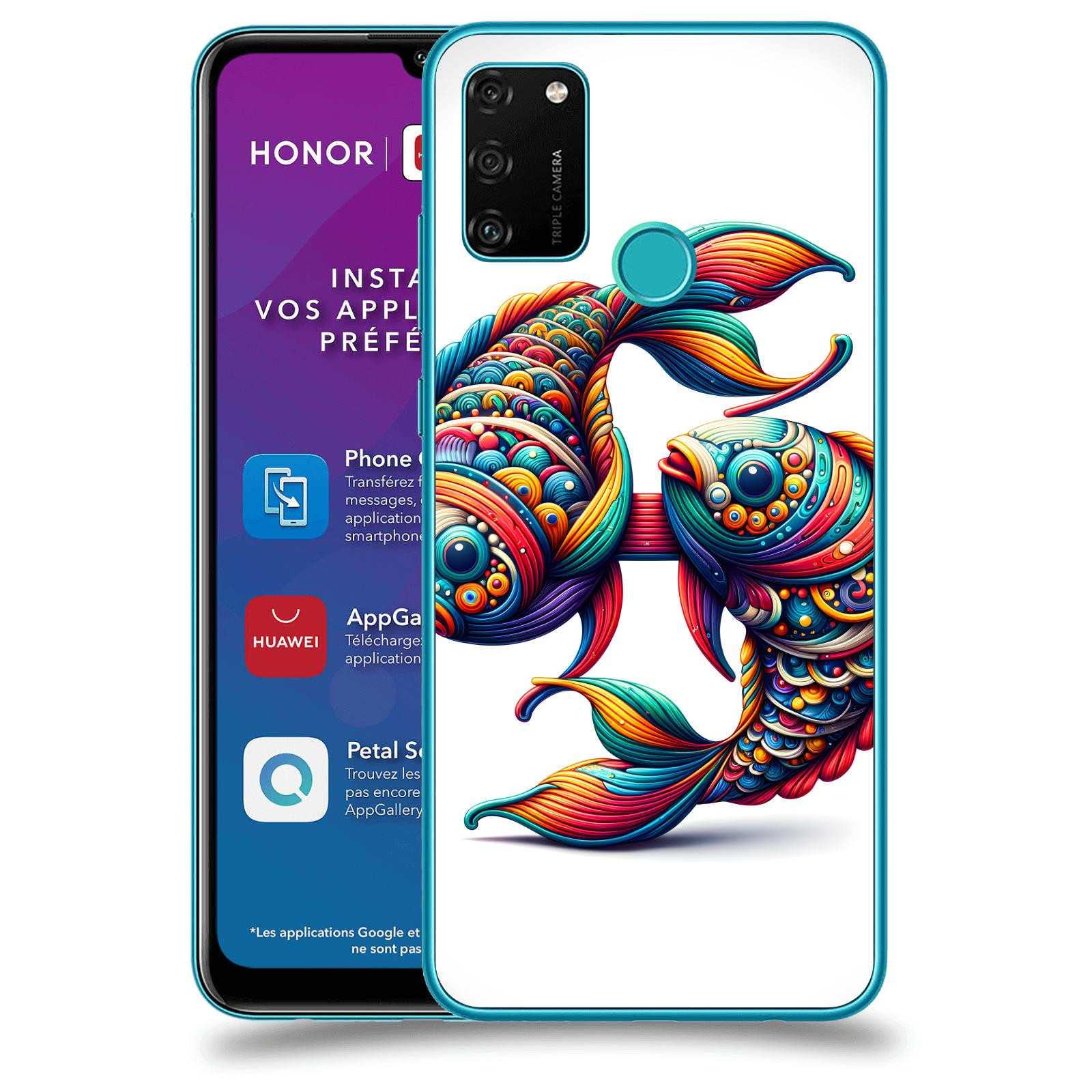 ACOVER Kryt na mobil Honor 9A - Ryby 2