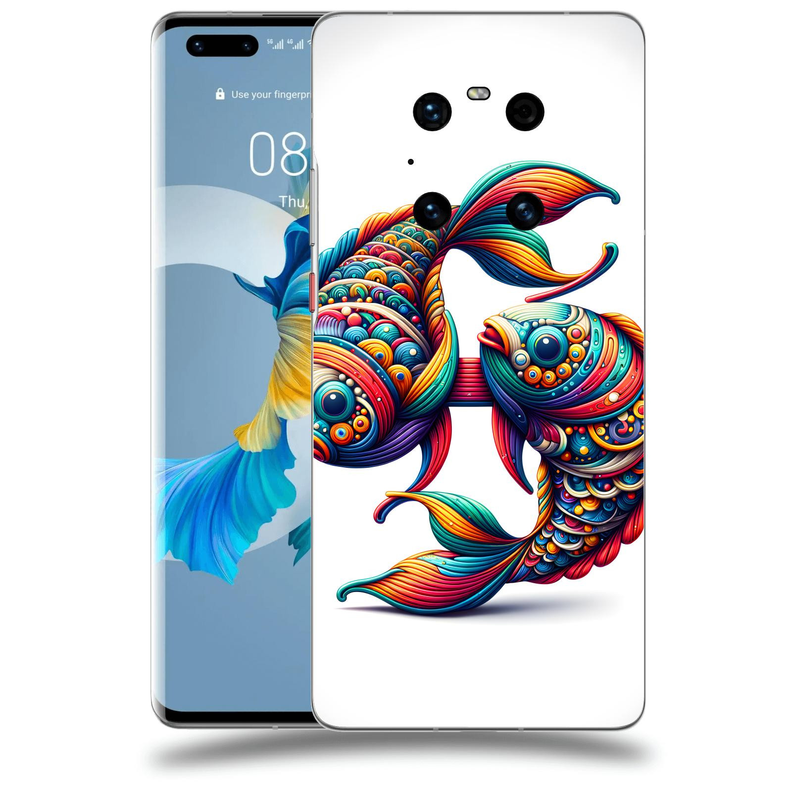 ACOVER Kryt na mobil Huawei Mate 40 Pro - Ryby 2