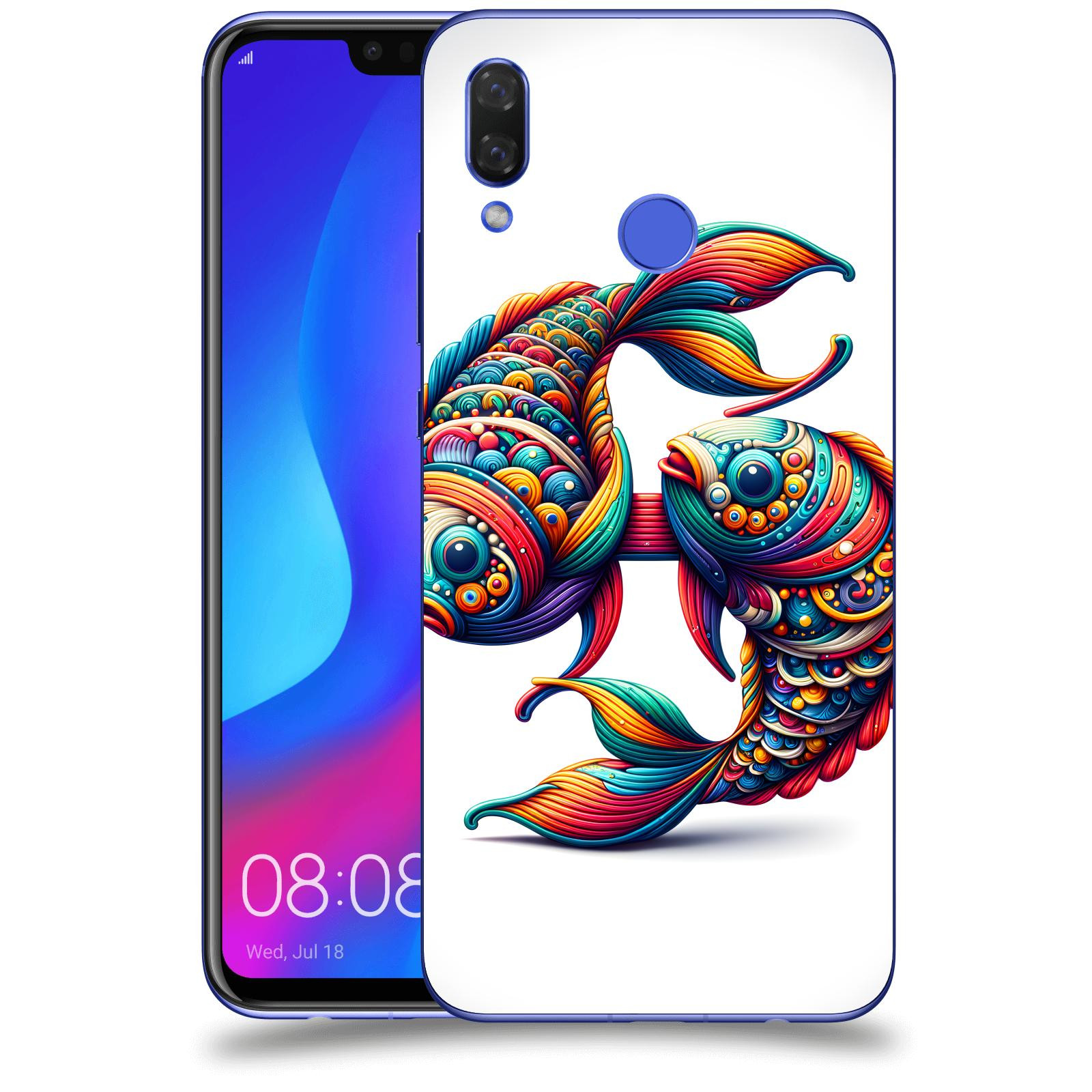 ACOVER Kryt na mobil Huawei Nova 3i - Ryby 2