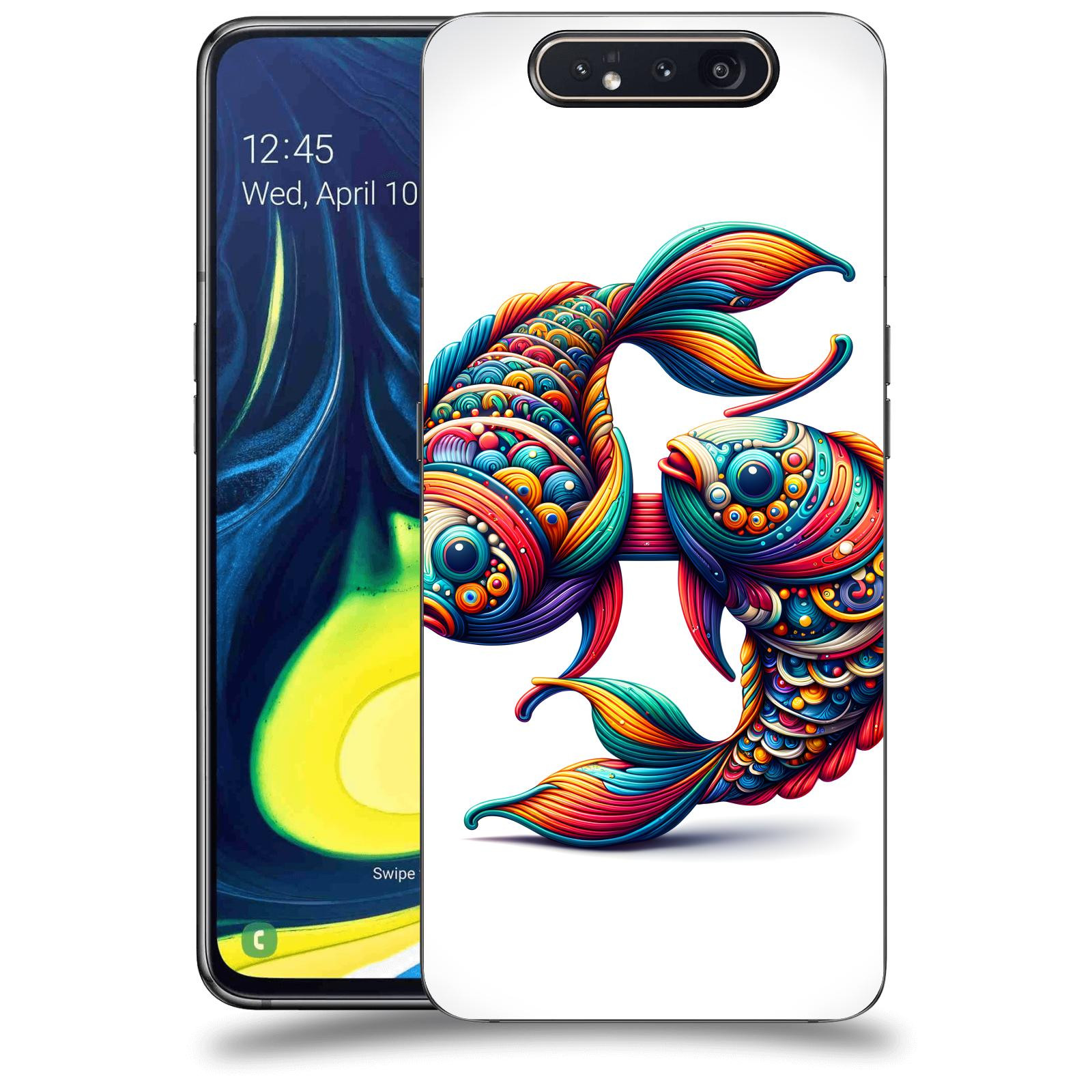ACOVER Kryt na mobil Samsung Galaxy A80 A805F - Ryby 2