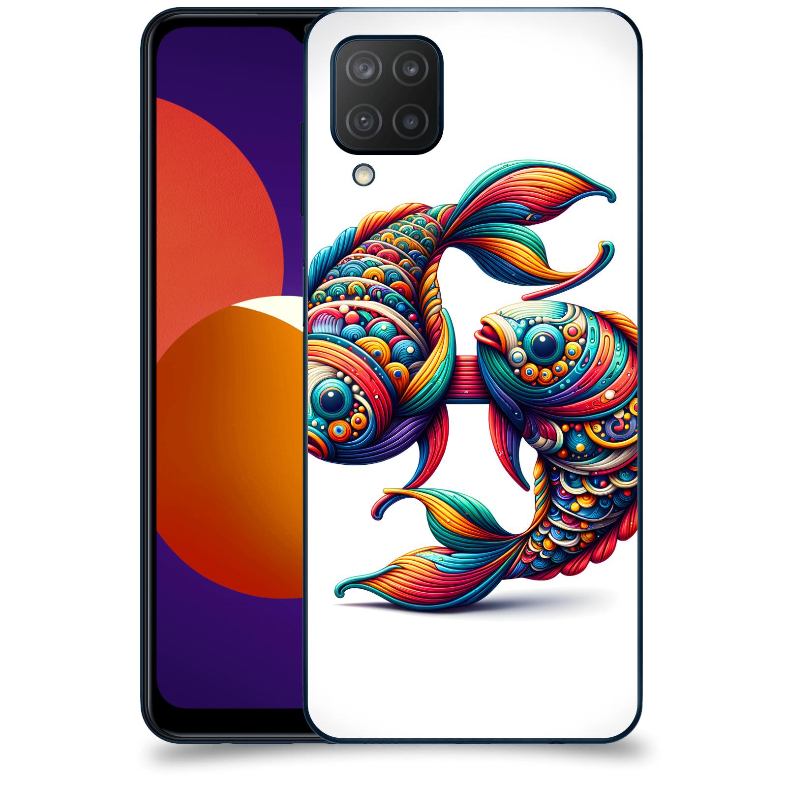 ACOVER Kryt na mobil Samsung Galaxy M12 M127F - Ryby 2
