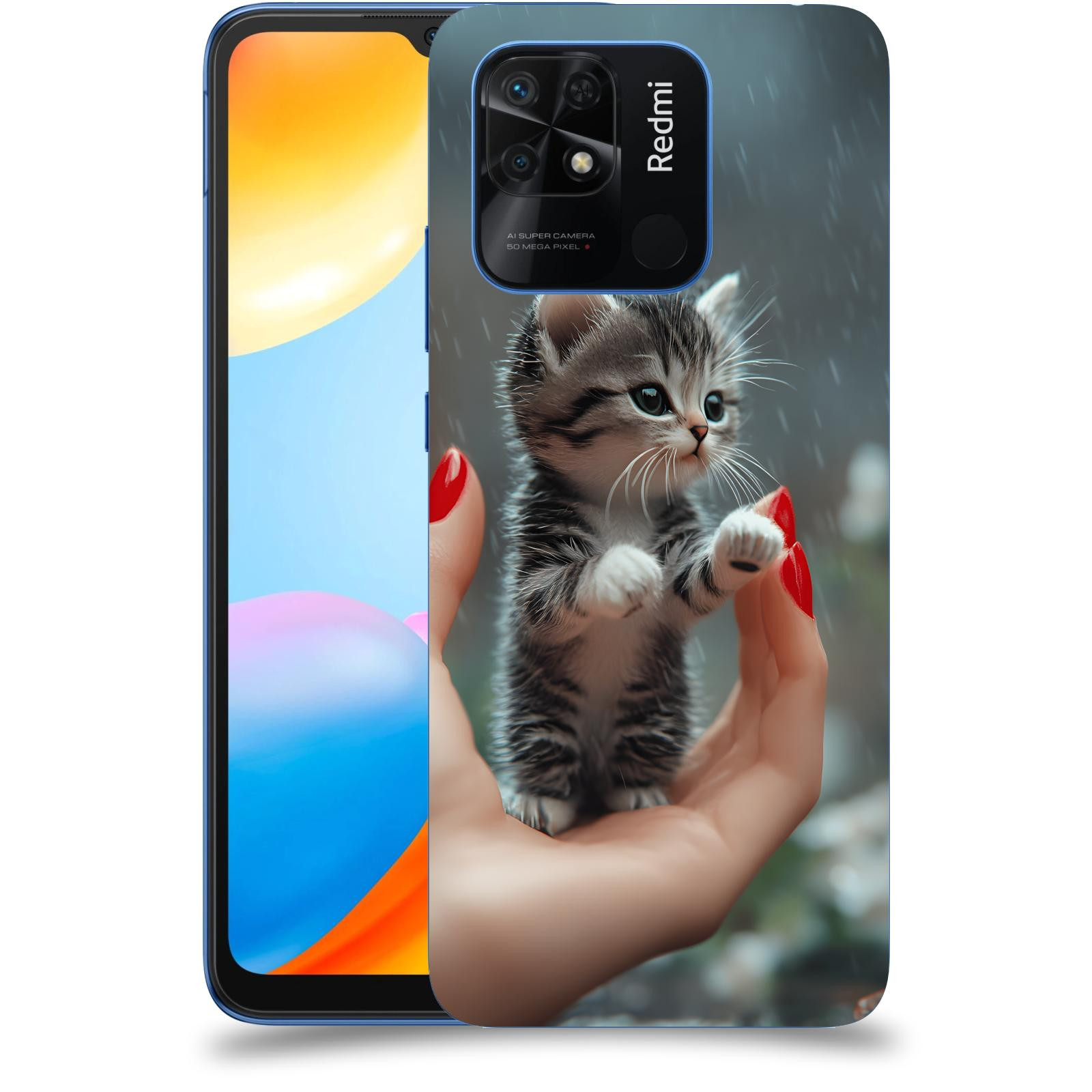 ACOVER Kryt na mobil Xiaomi Redmi 10C - Koťátko