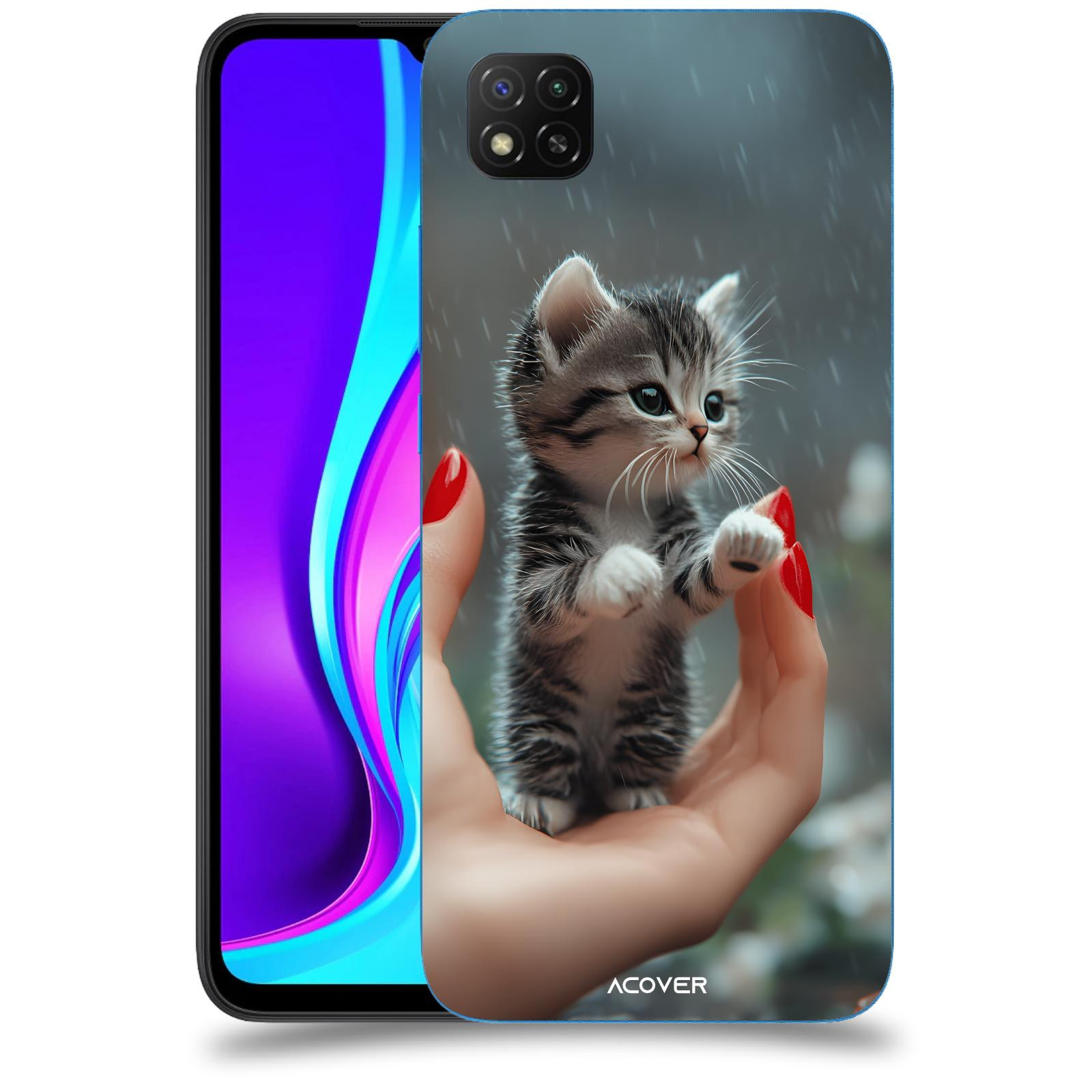 ACOVER Kryt na mobil Xiaomi Redmi 9C - Koťátko