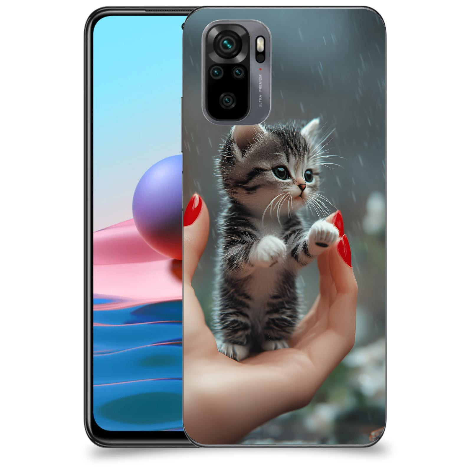 ACOVER Kryt na mobil Xiaomi Redmi Note 10 - Koťátko