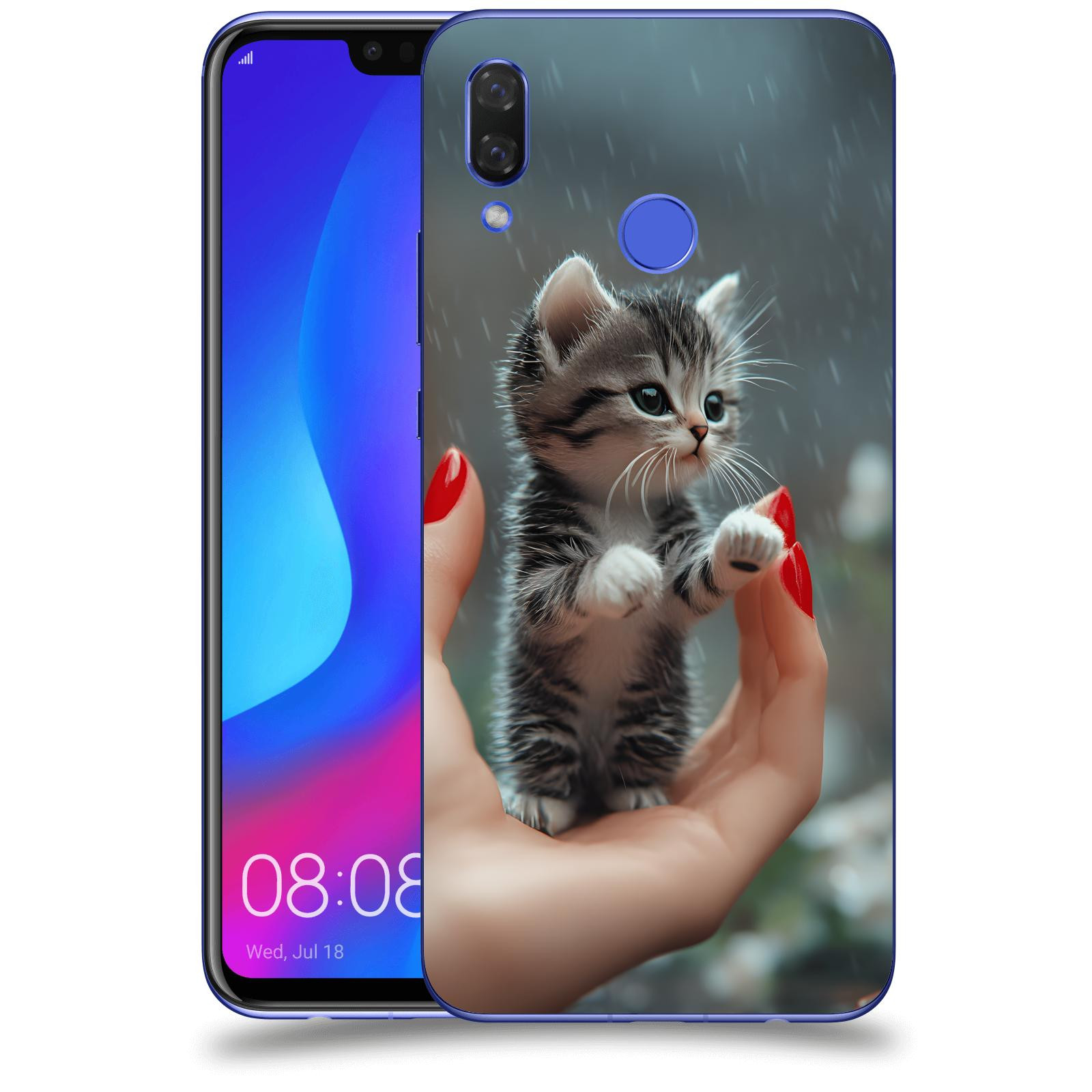 ACOVER Kryt na mobil Huawei Nova 3 - Koťátko