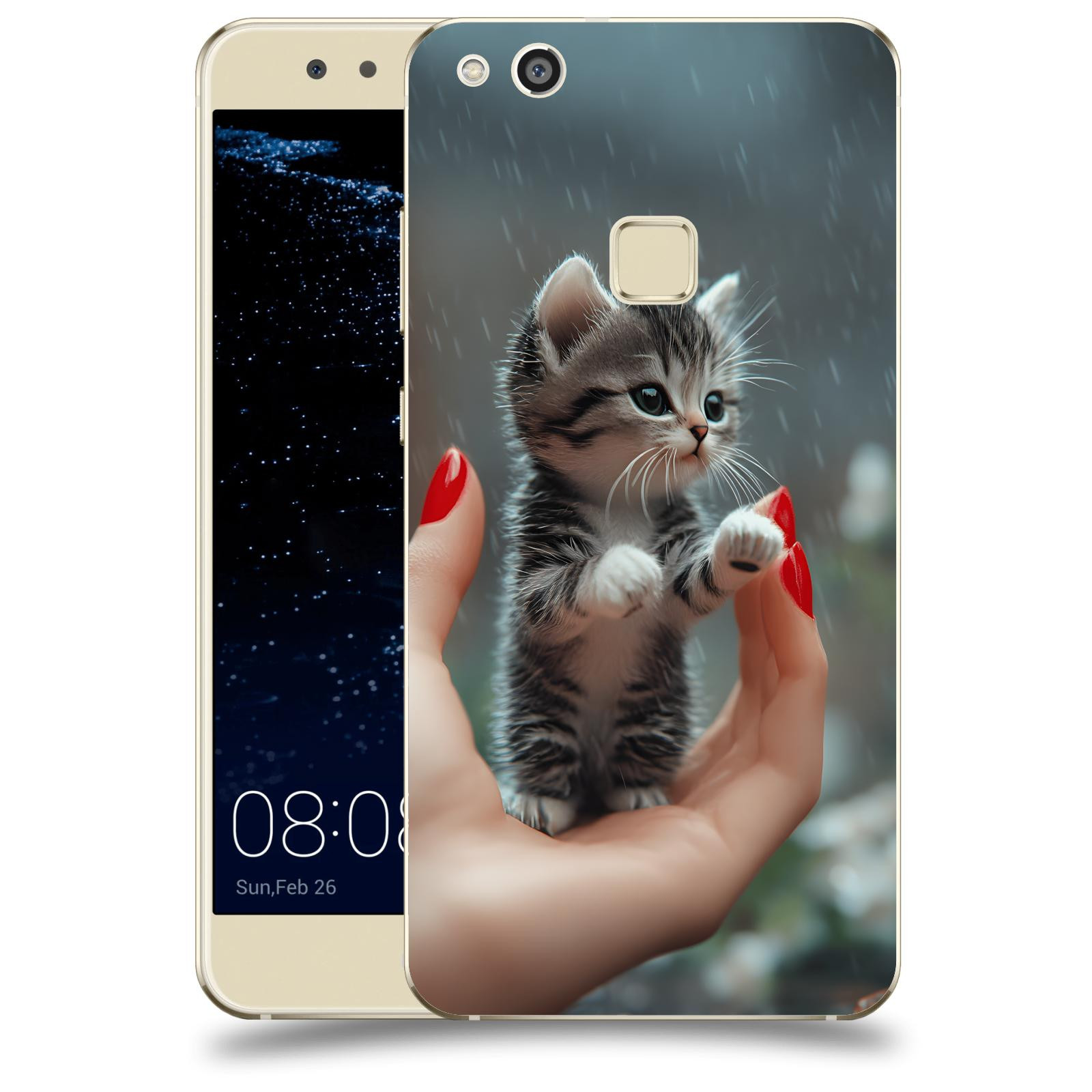 ACOVER Kryt na mobil Huawei P10 Lite - Koťátko