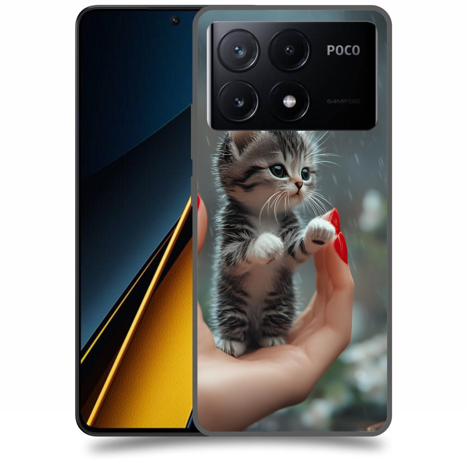 ACOVER Kryt na mobil Poco X6 Pro 5G - Koťátko
