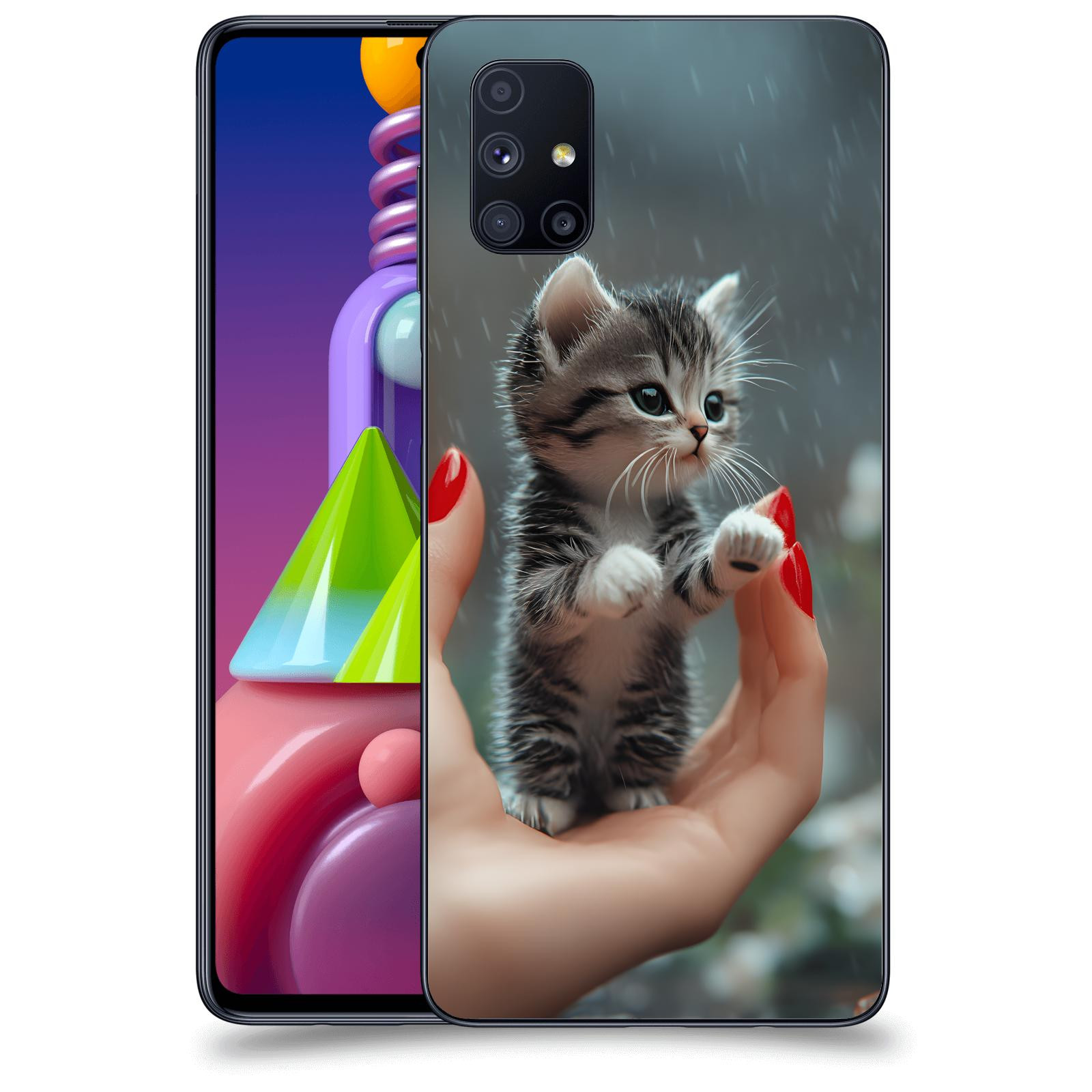 ACOVER Kryt na mobil Samsung Galaxy M51 M515F - Koťátko