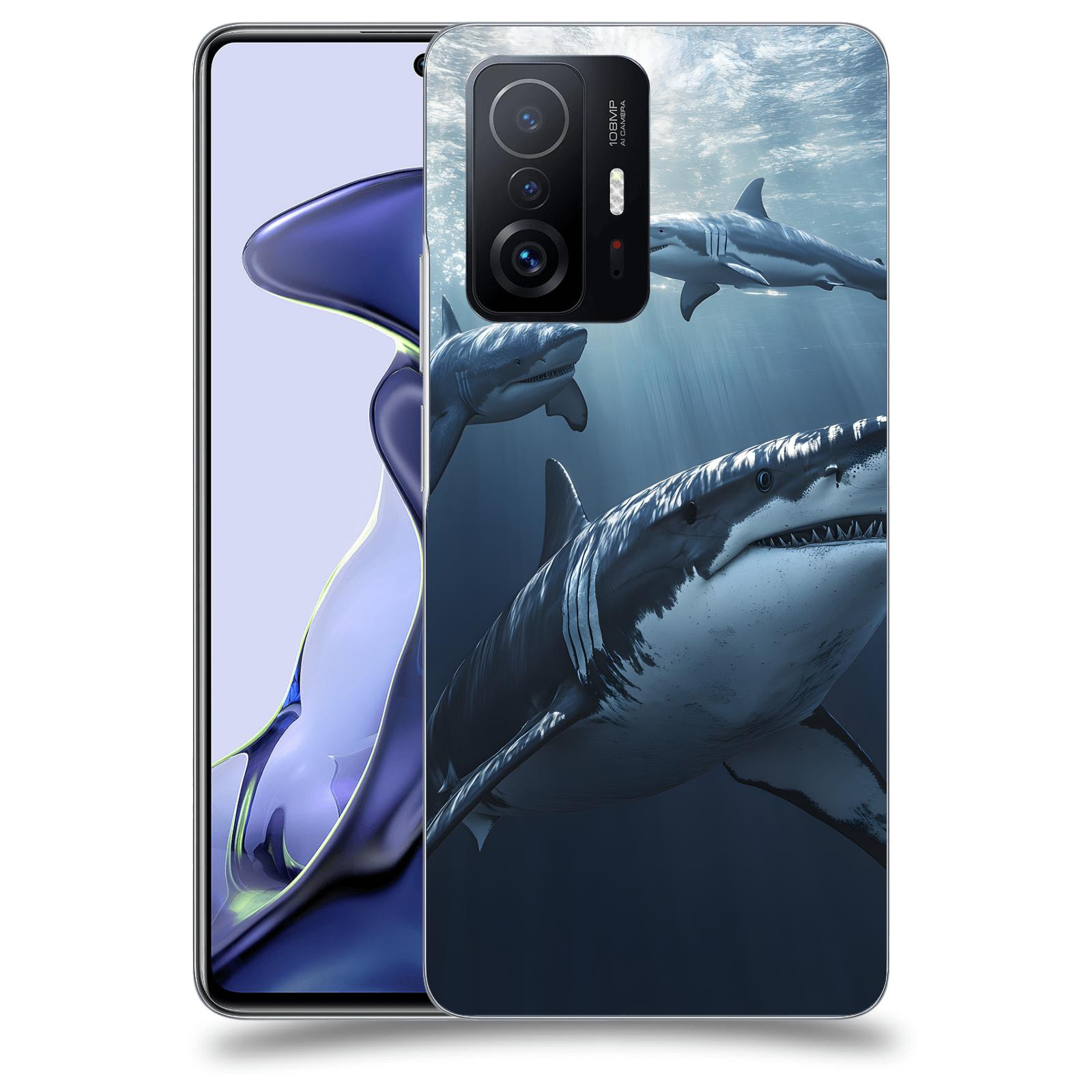 ACOVER Kryt na mobil Xiaomi 11T - Žraloci