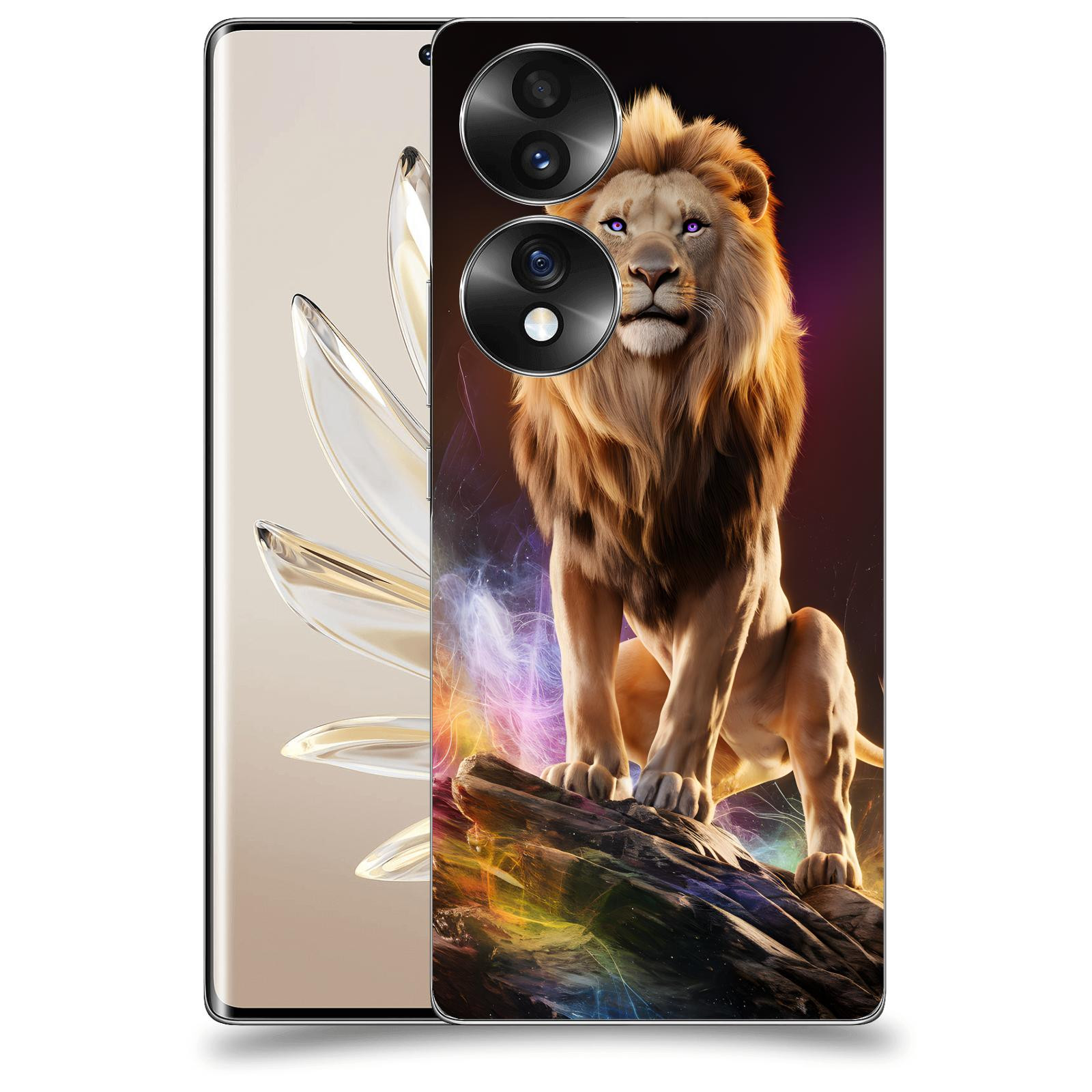 ACOVER Kryt na mobil Honor 70 - Magic Lion