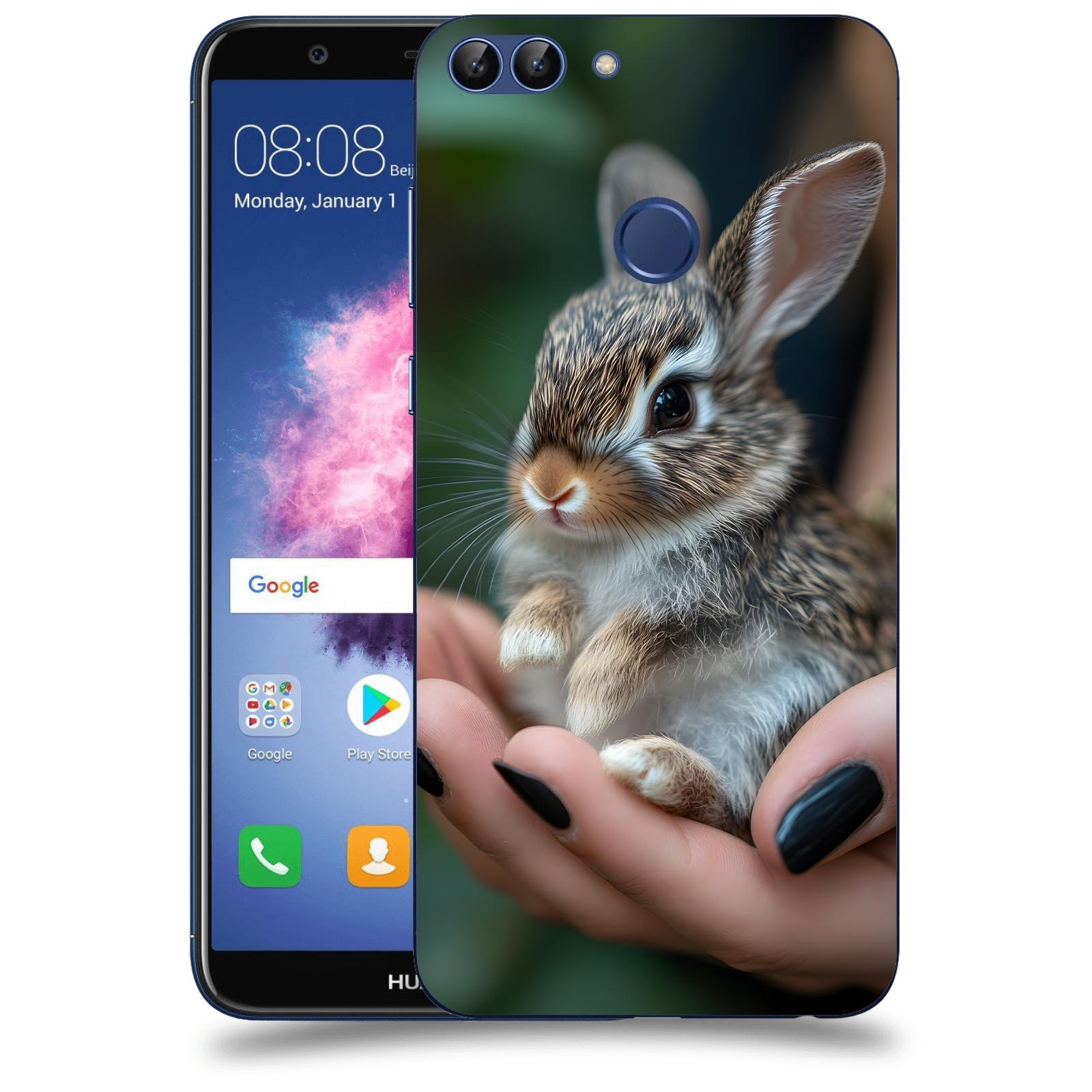 ACOVER Kryt na mobil Huawei P Smart - Králíček