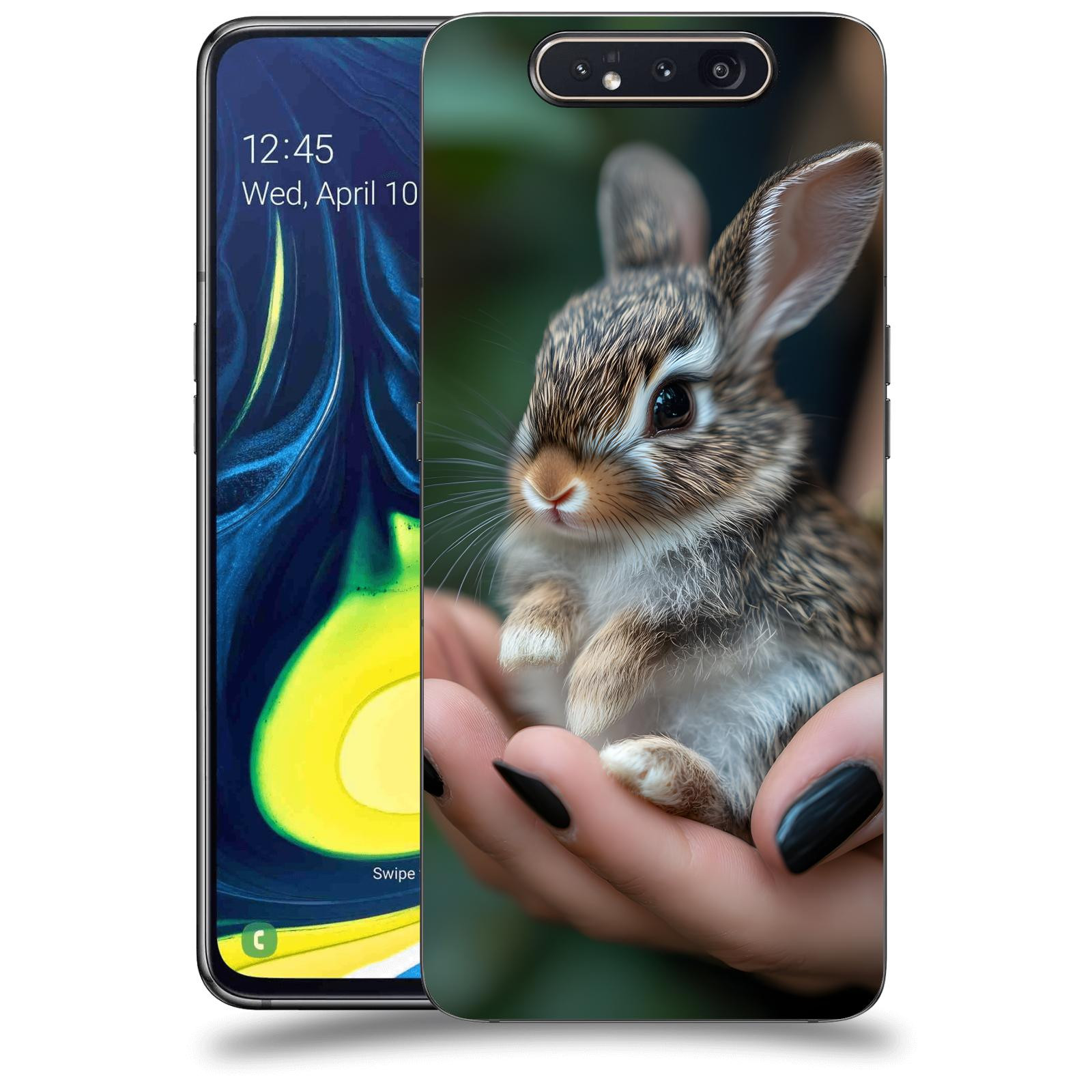 ACOVER Kryt na mobil Samsung Galaxy A80 A805F - Králíček