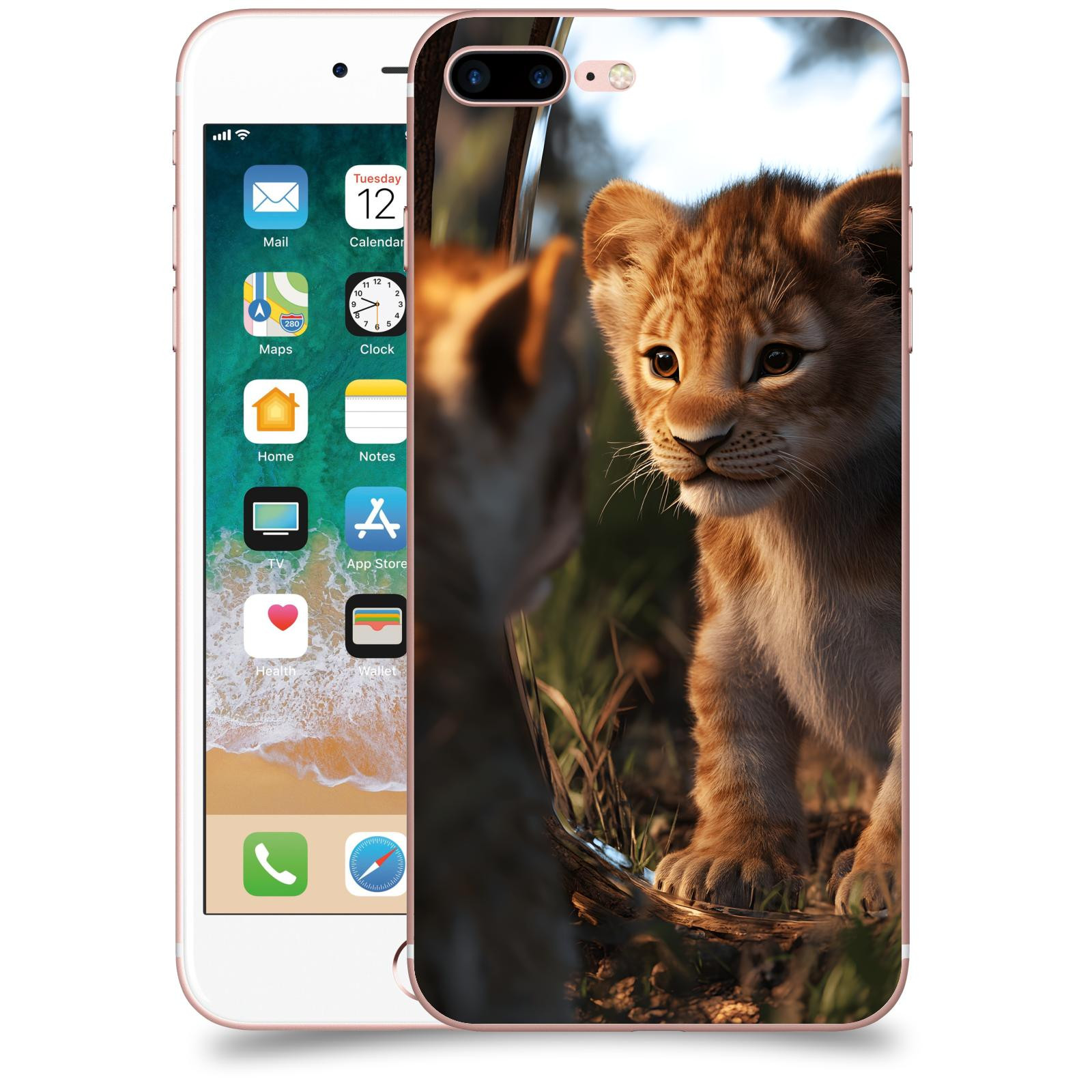 ACOVER Kryt na mobil Apple iPhone 7 Plus - Lvíče