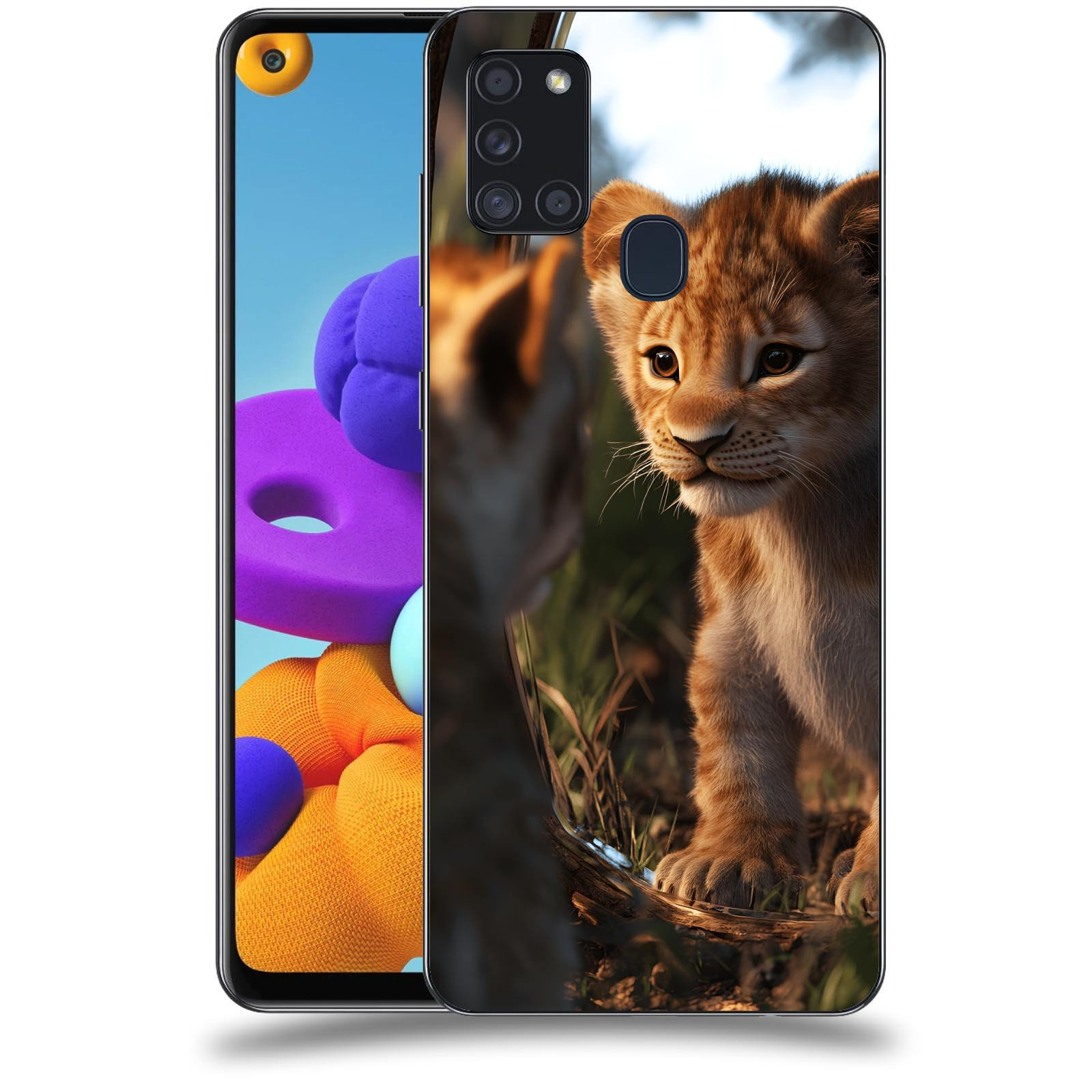 ACOVER Kryt na mobil Samsung Galaxy A21s - Lvíče