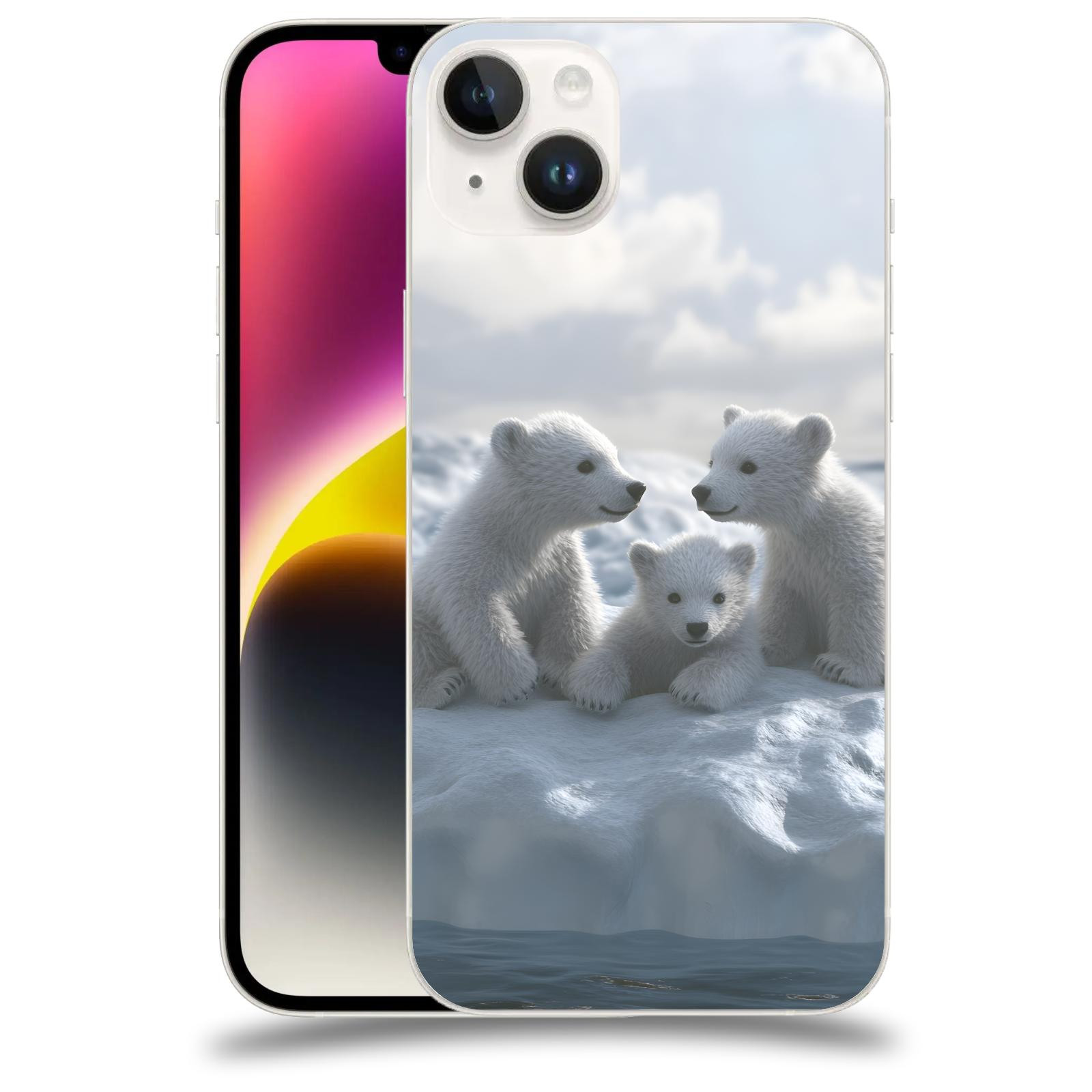 ACOVER Kryt na mobil Apple iPhone 14 Plus - Medvíďata